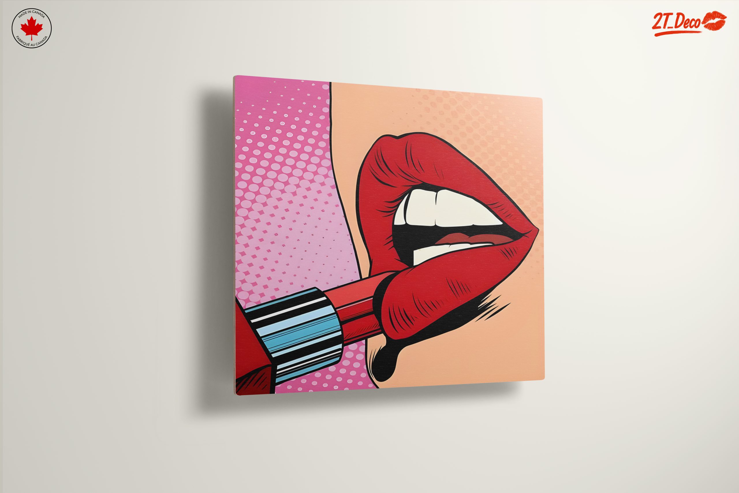 Bold Pop Art Lipstick and Lips - Image 13