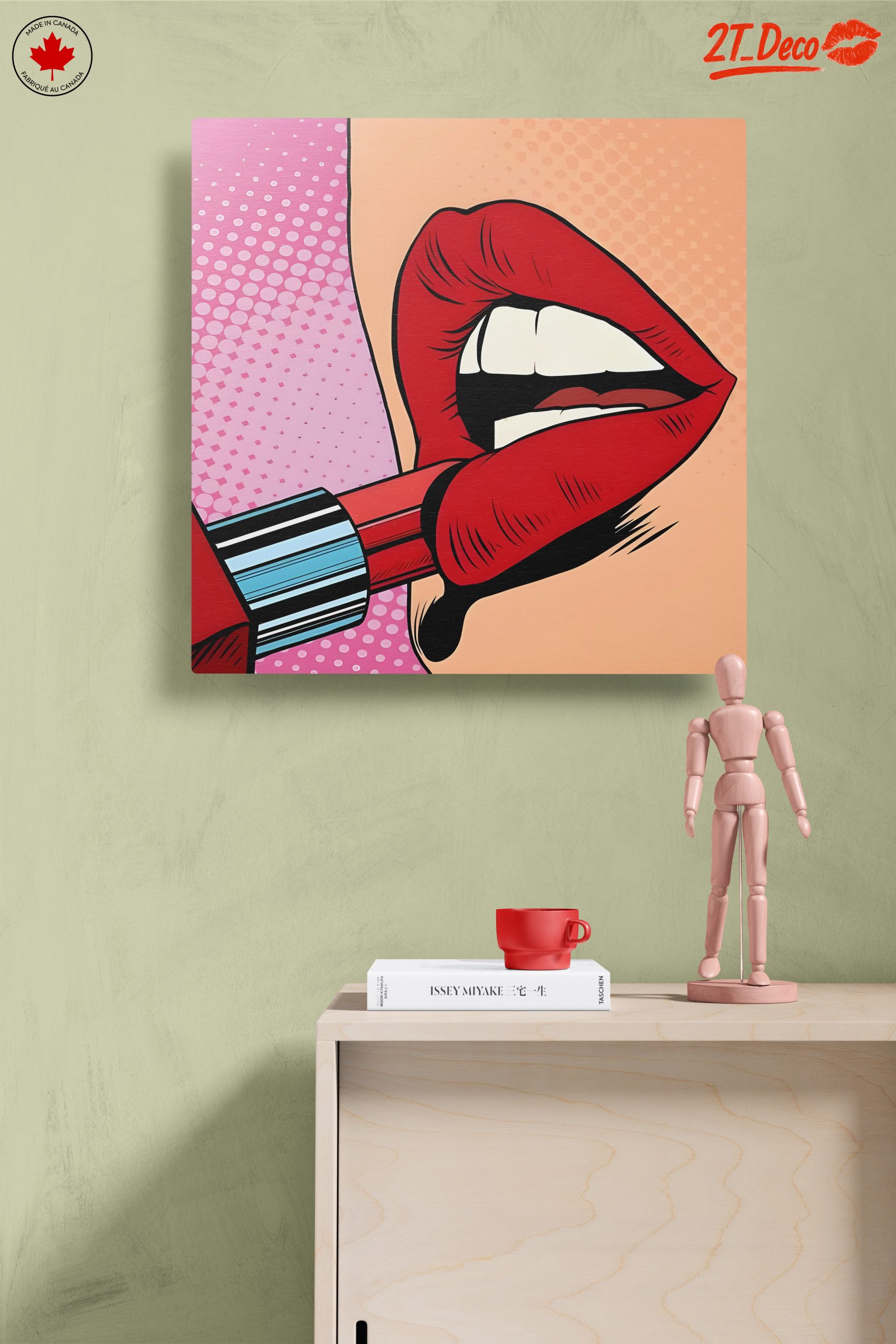 Bold Pop Art Lipstick and Lips - Image 14