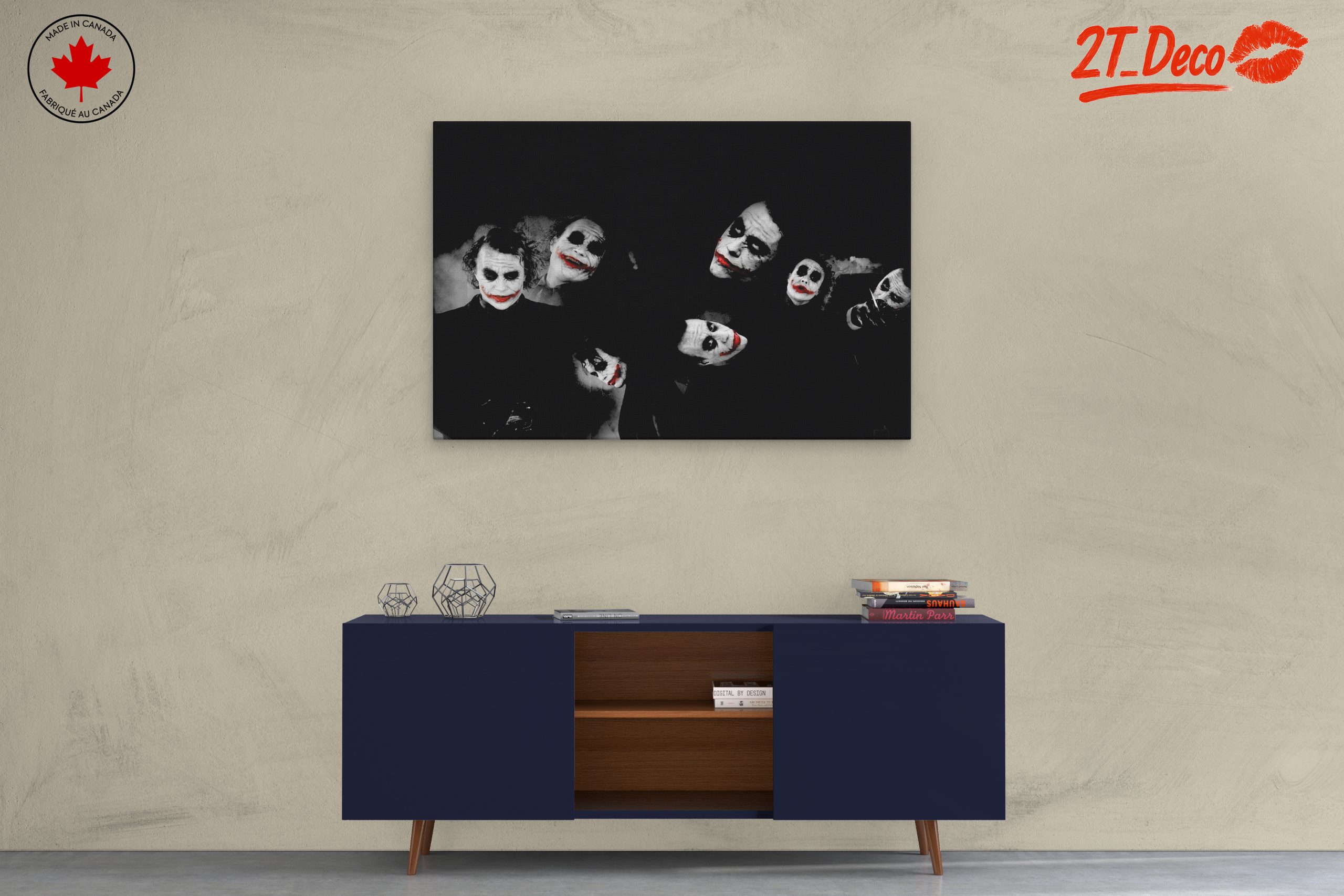 Dynamic Joker Artwork in Dark Style - Image 3