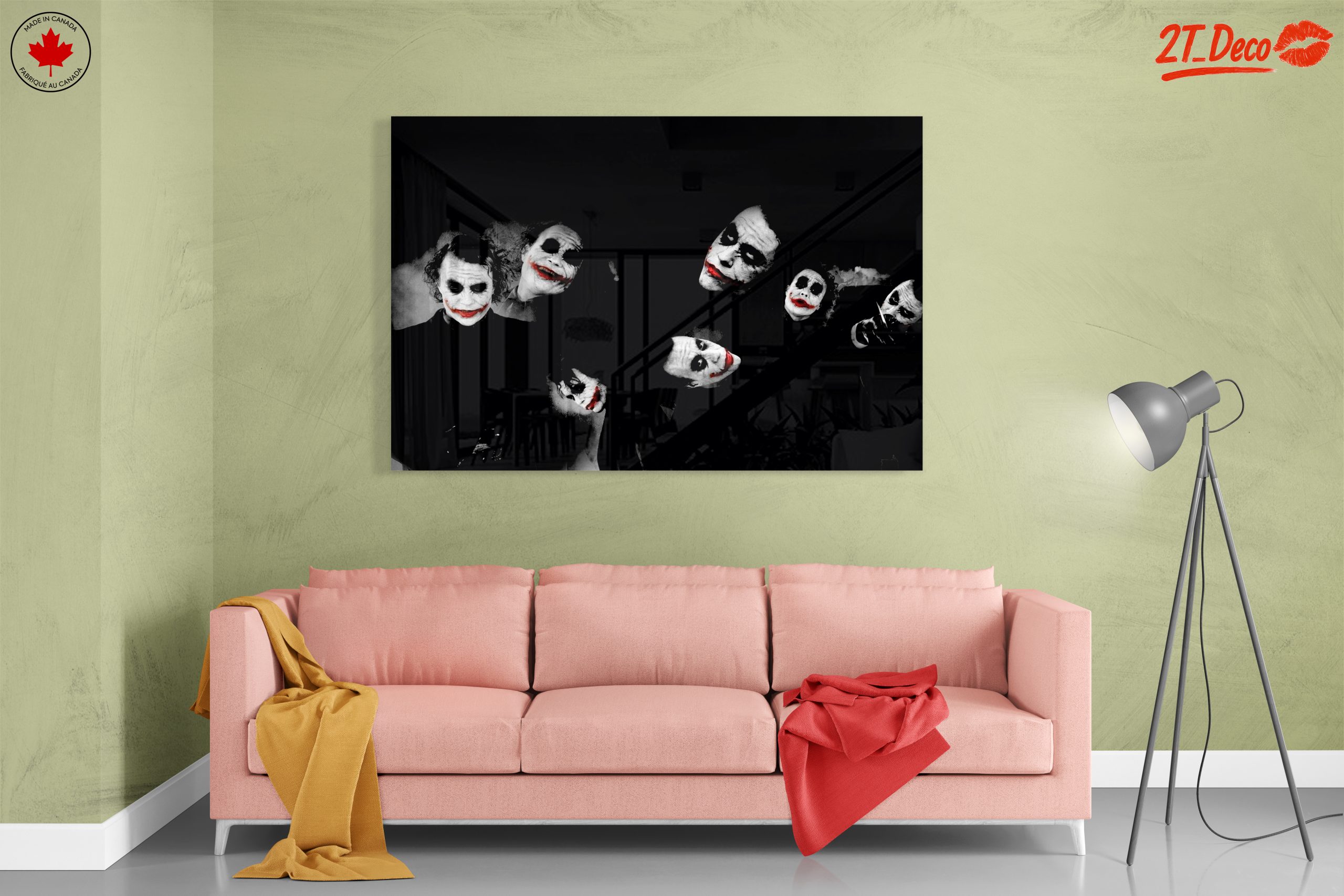 Dynamic Joker Artwork in Dark Style - Image 7