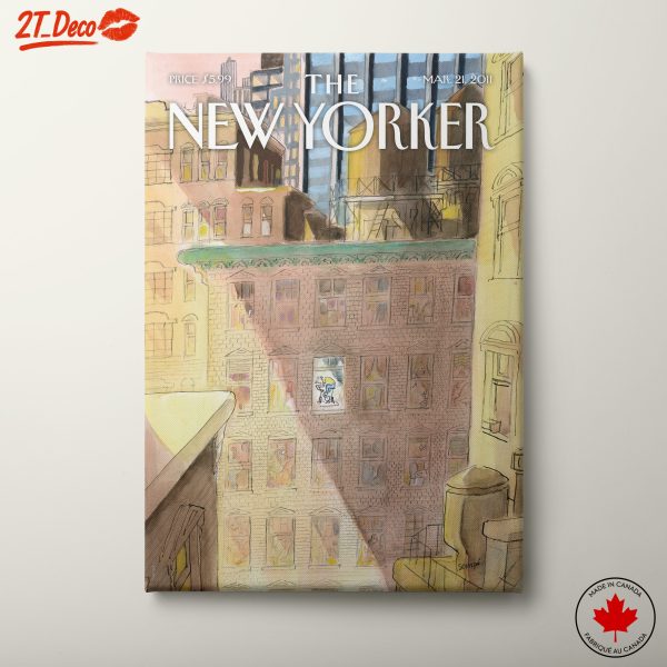 New Yorker Cover Featuring Urban Landscape