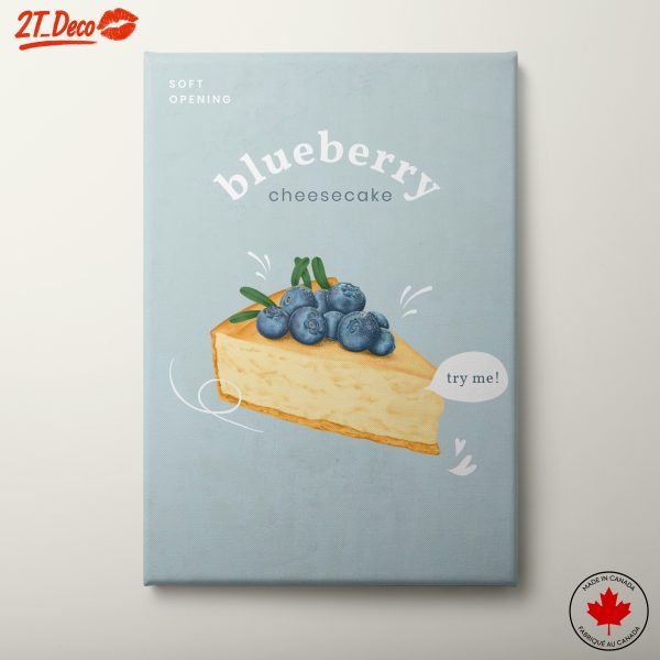Blueberry Cheesecake Art