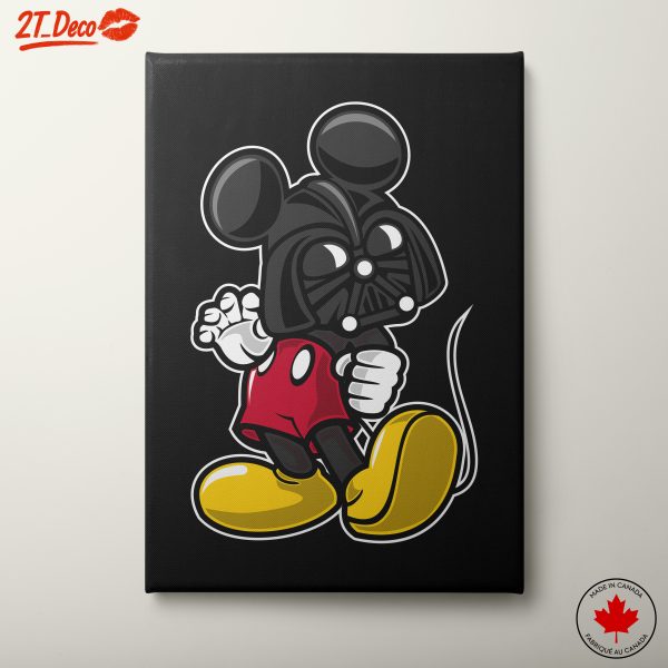 Mickey Mouse Darth Vader Character Art