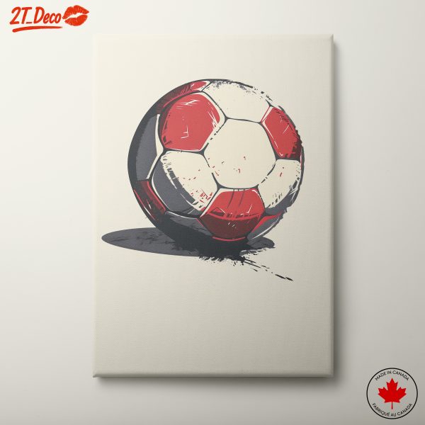 Dynamic Soccer Ball Illustration
