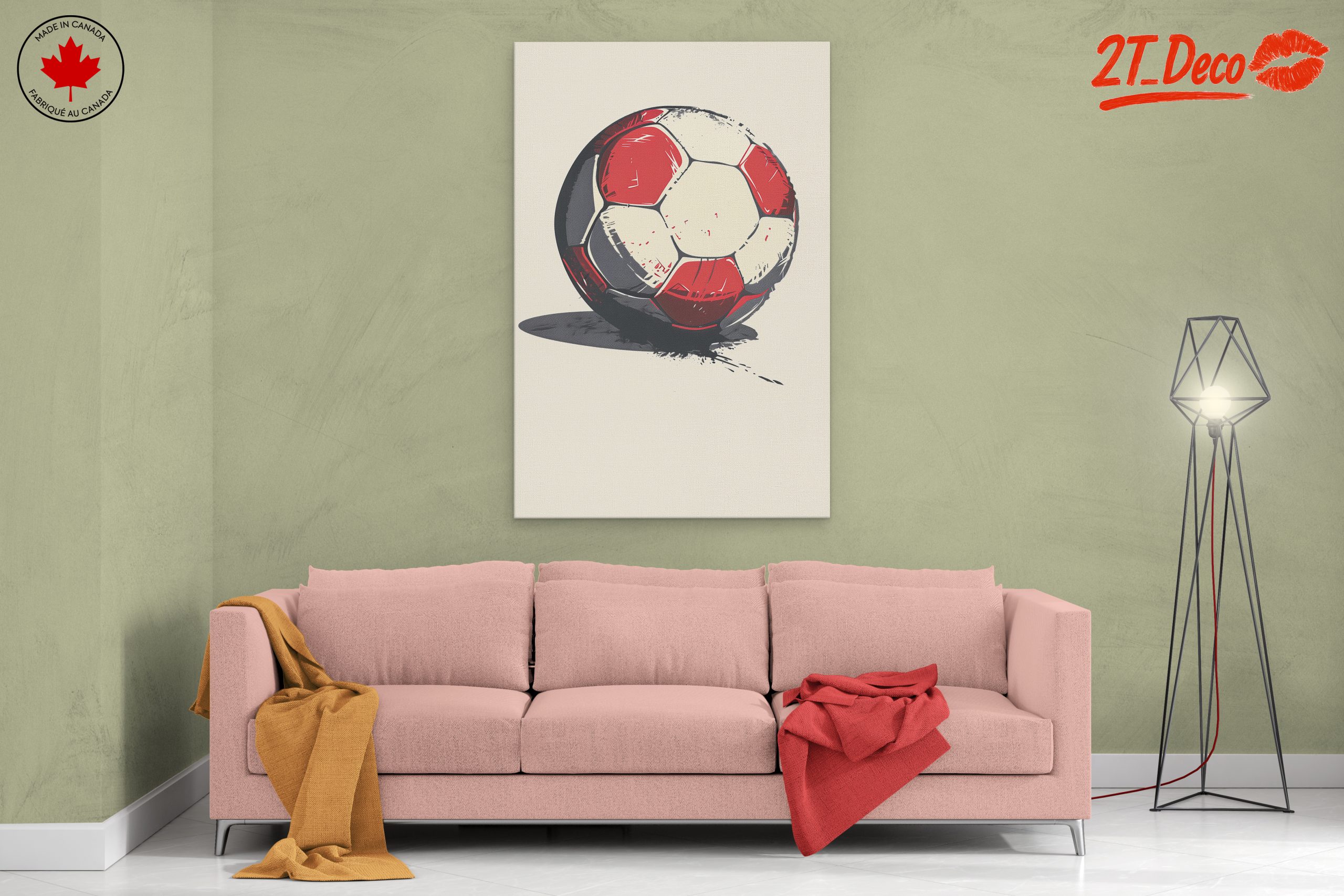 Dynamic Soccer Ball Illustration - Image 2