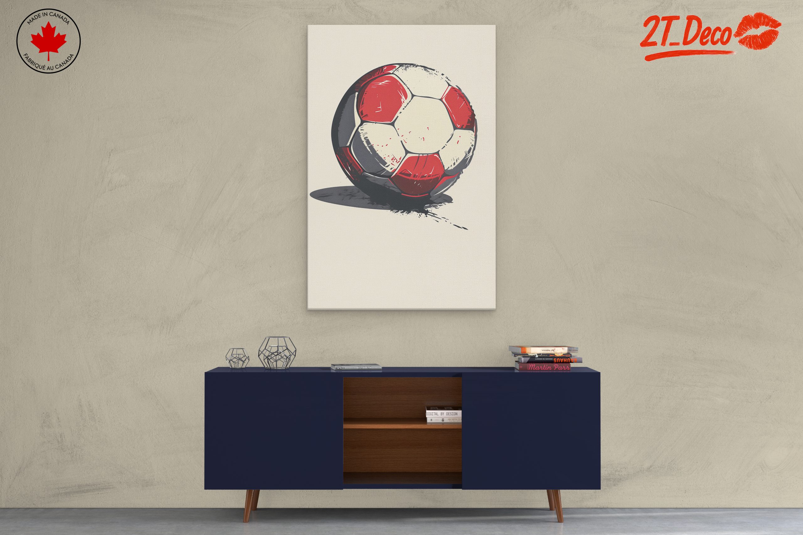 Dynamic Soccer Ball Illustration - Image 3
