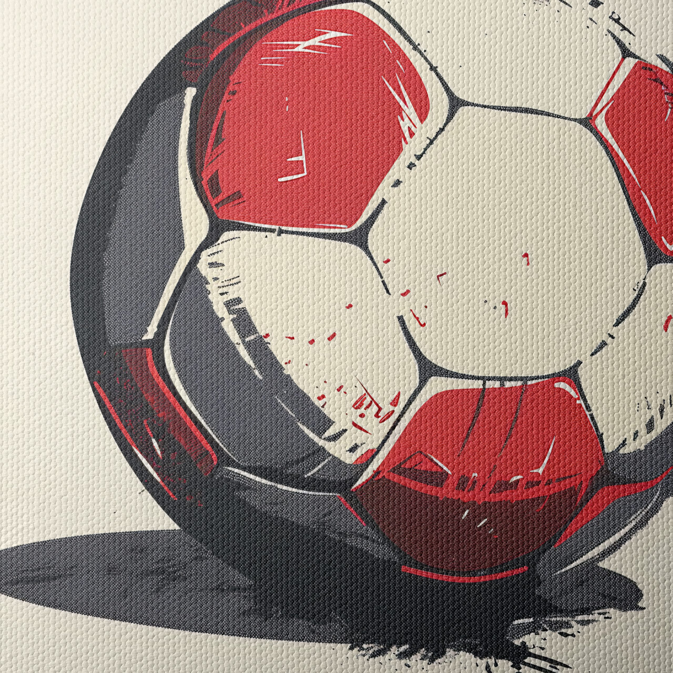 Dynamic Soccer Ball Illustration - Image 4