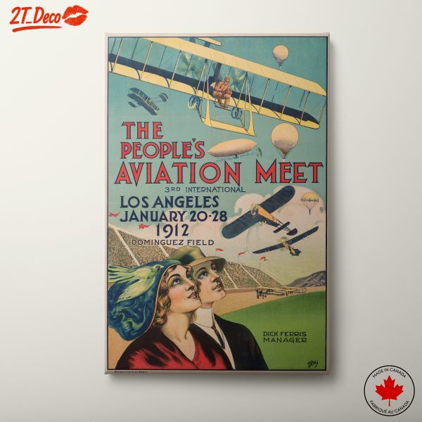 Vintage Aviation Poster from 1912