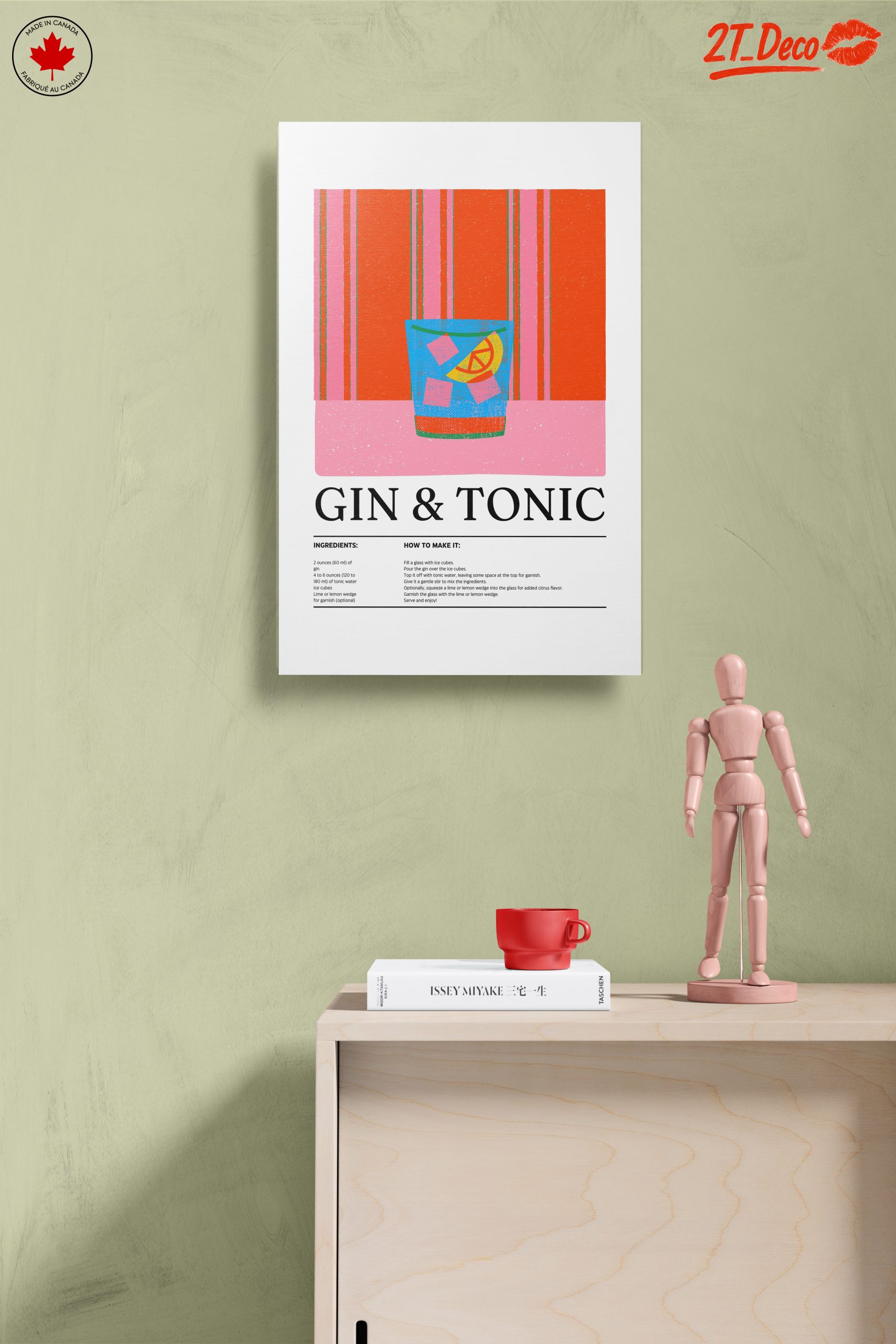Gin and Tonic Recipe Art - Image 14