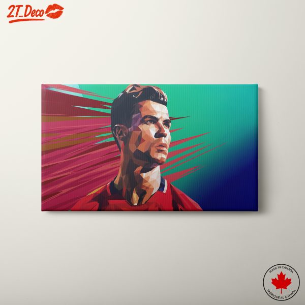 Dynamic Sports Character Artwork Featuring Iconic Athlete