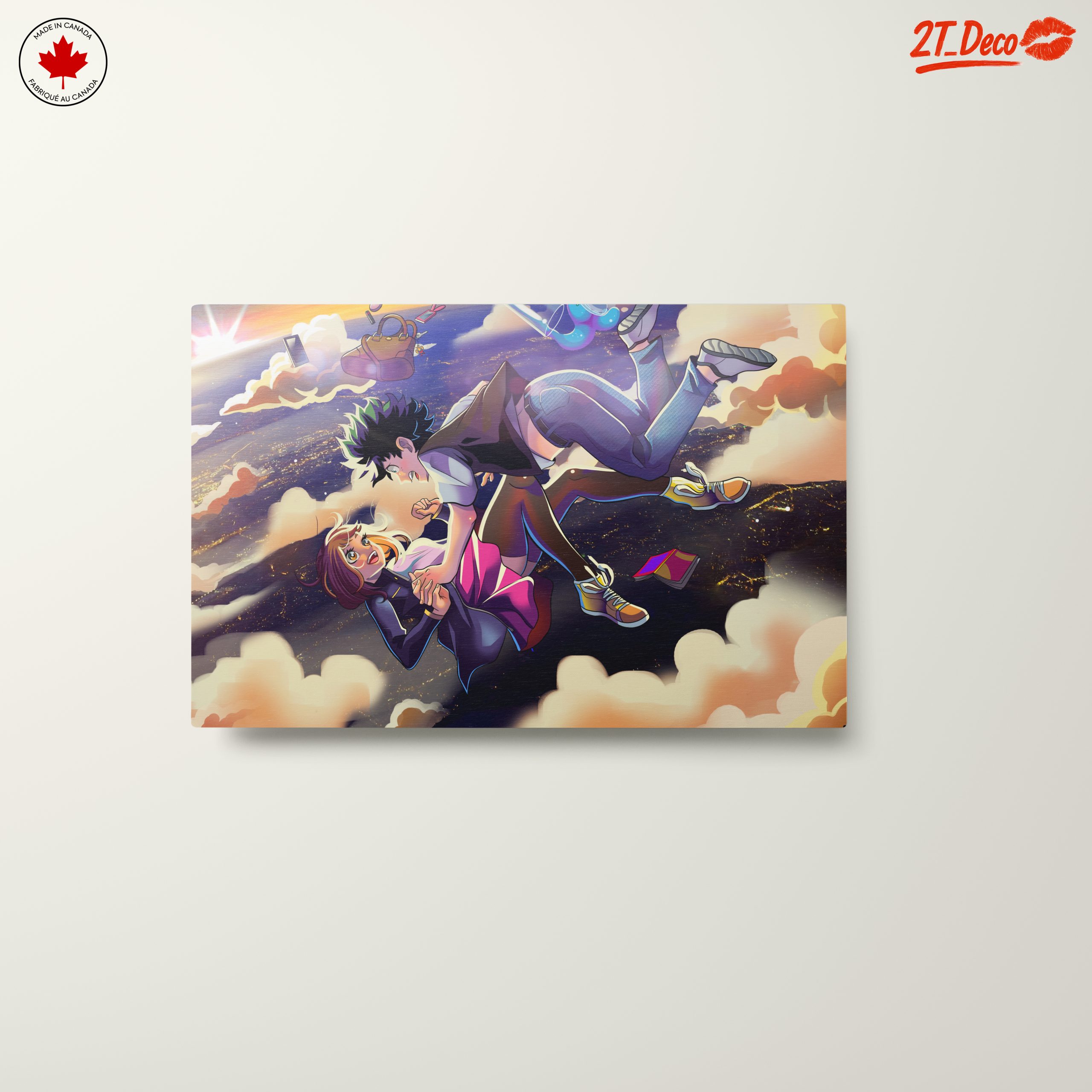 Anime Inspired Romantic Scene in the Clouds - Image 10