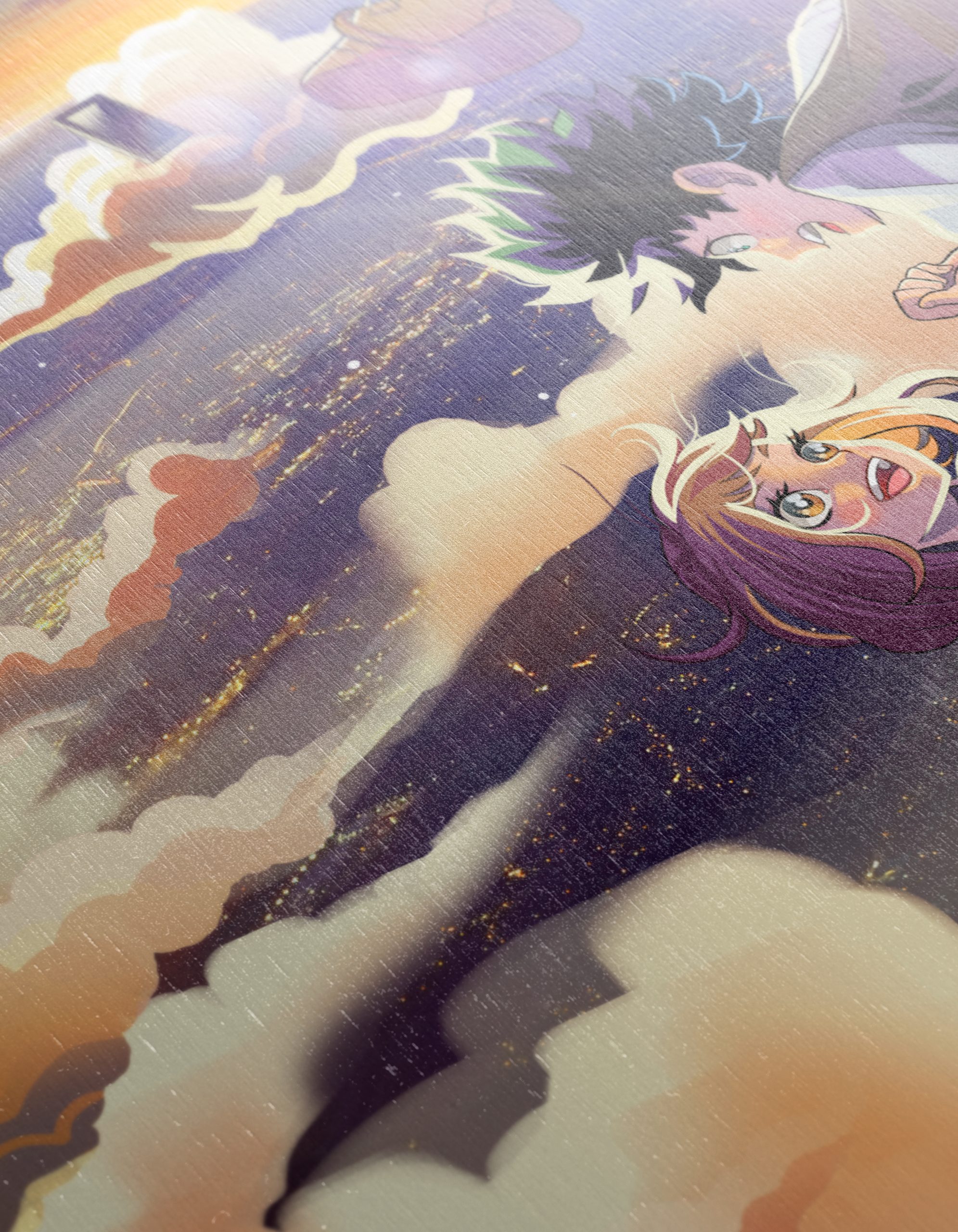 Anime Inspired Romantic Scene in the Clouds - Image 12