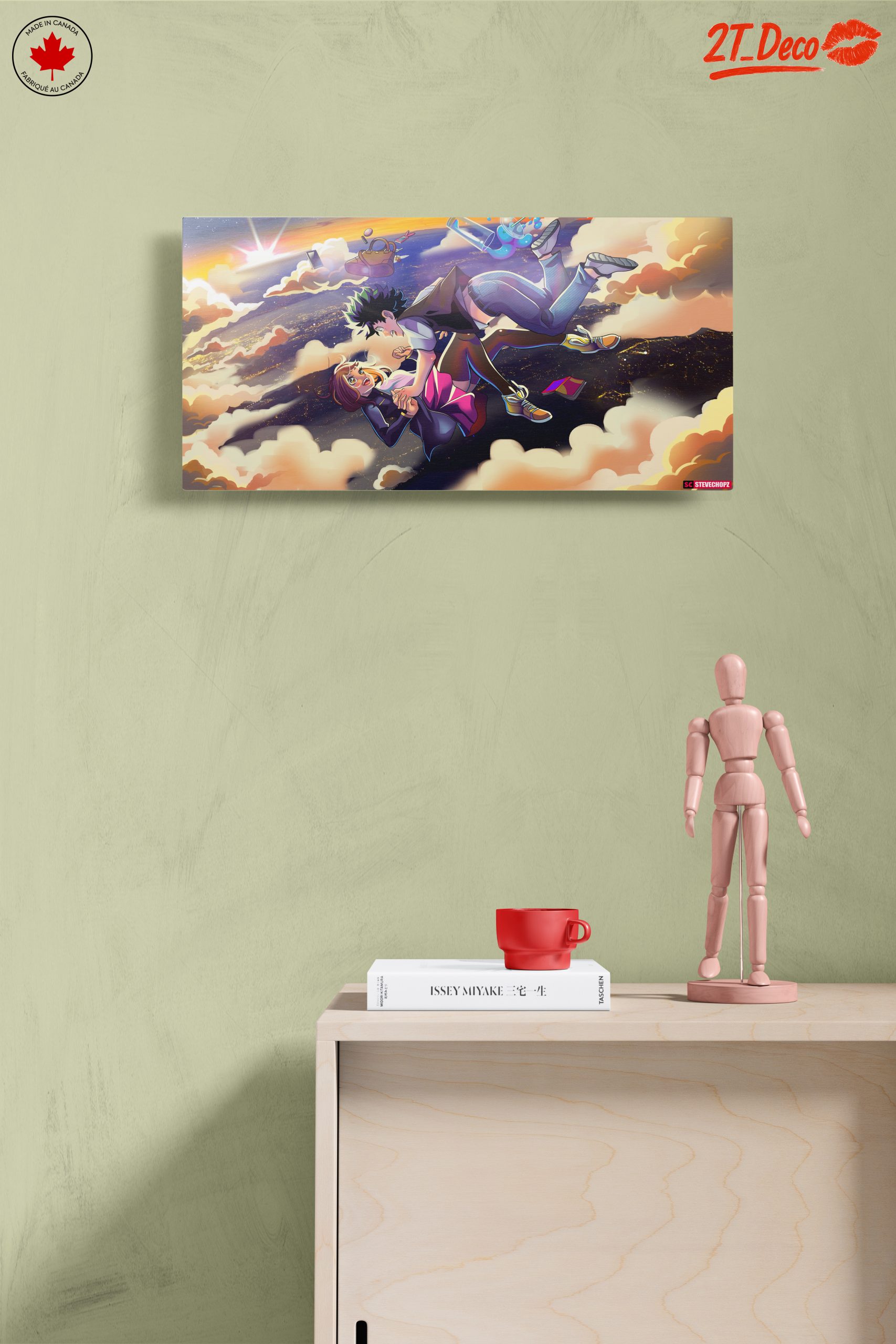 Anime Inspired Romantic Scene in the Clouds - Image 14