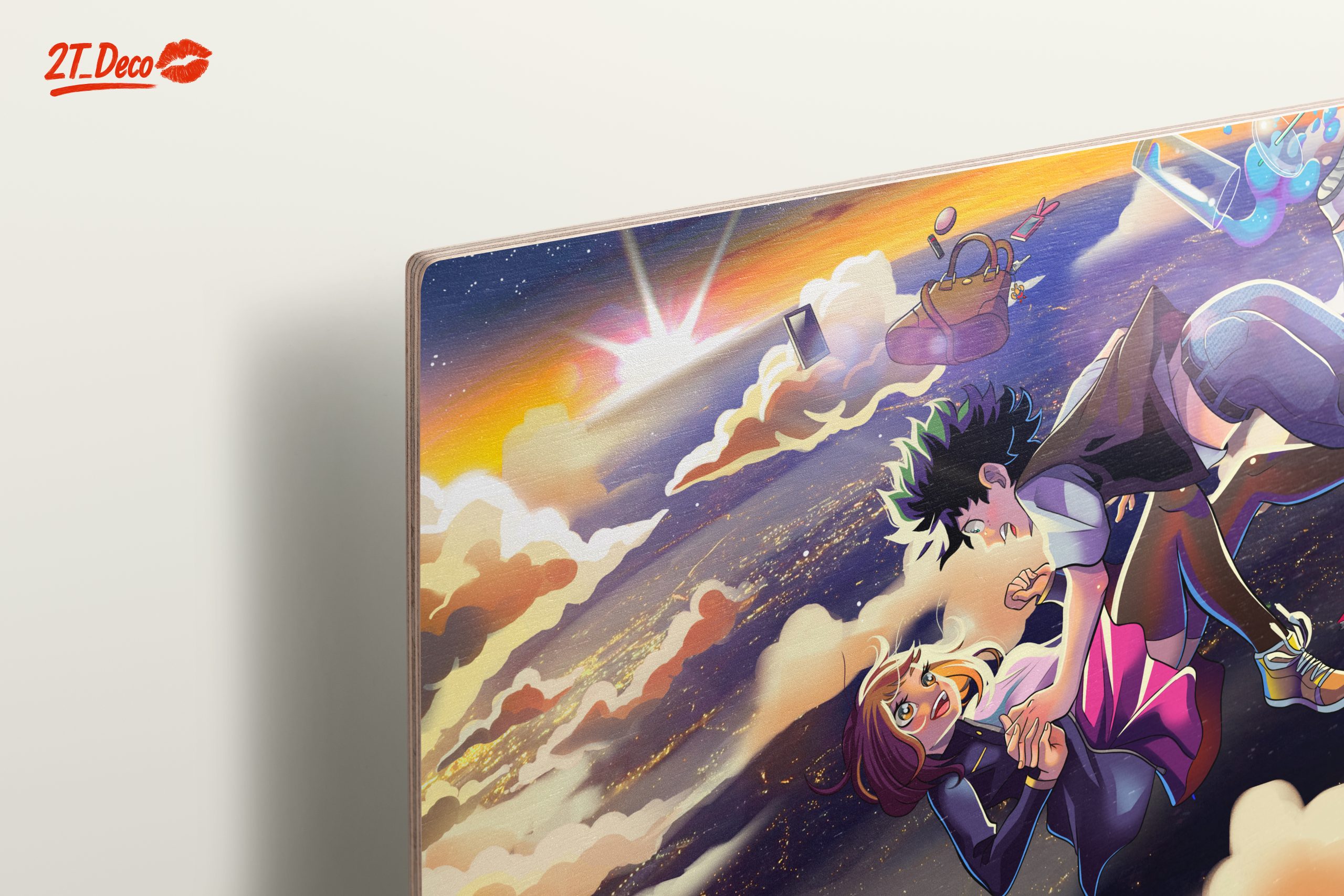 Anime Inspired Romantic Scene in the Clouds - Image 15