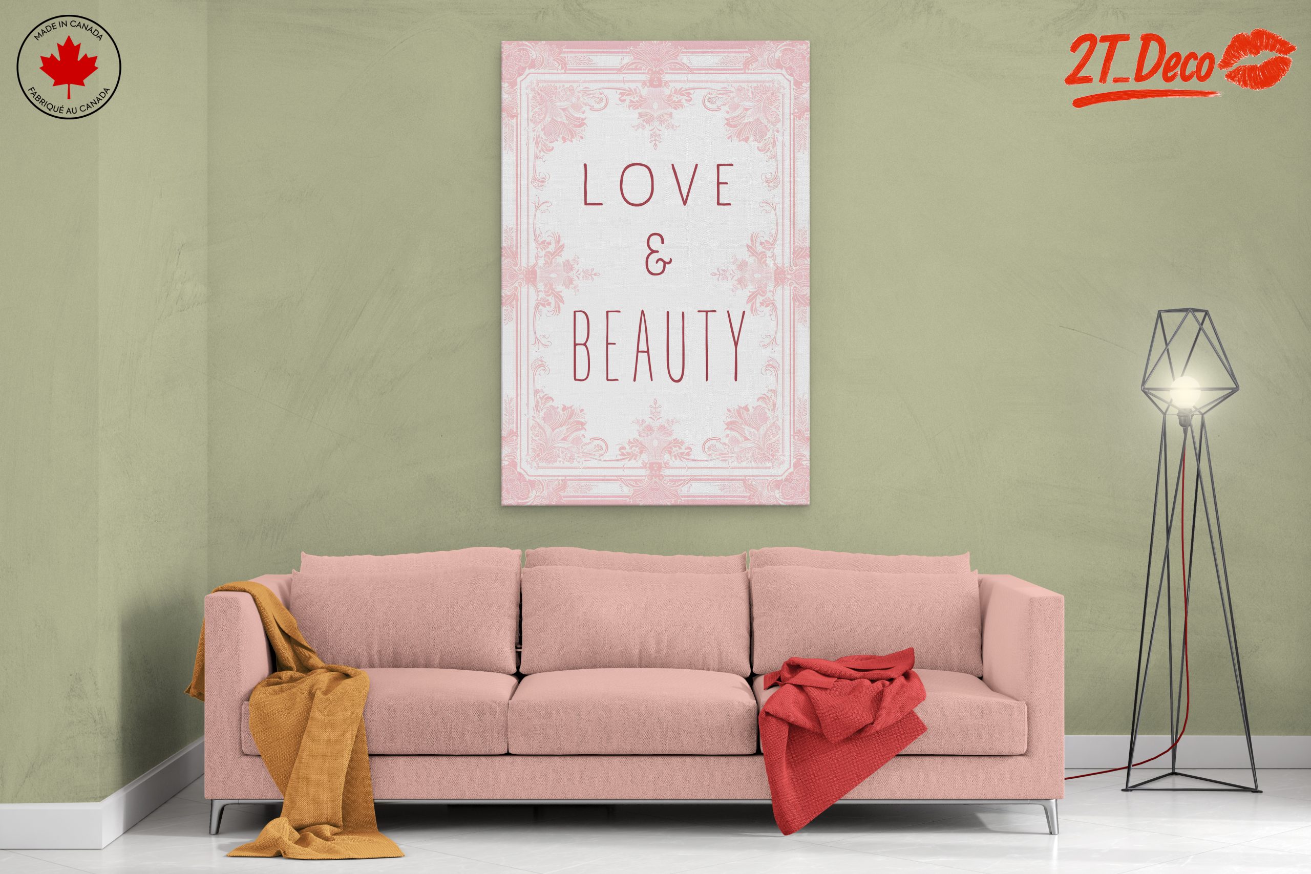 Inspirational Love and Beauty Quote Art - Image 2