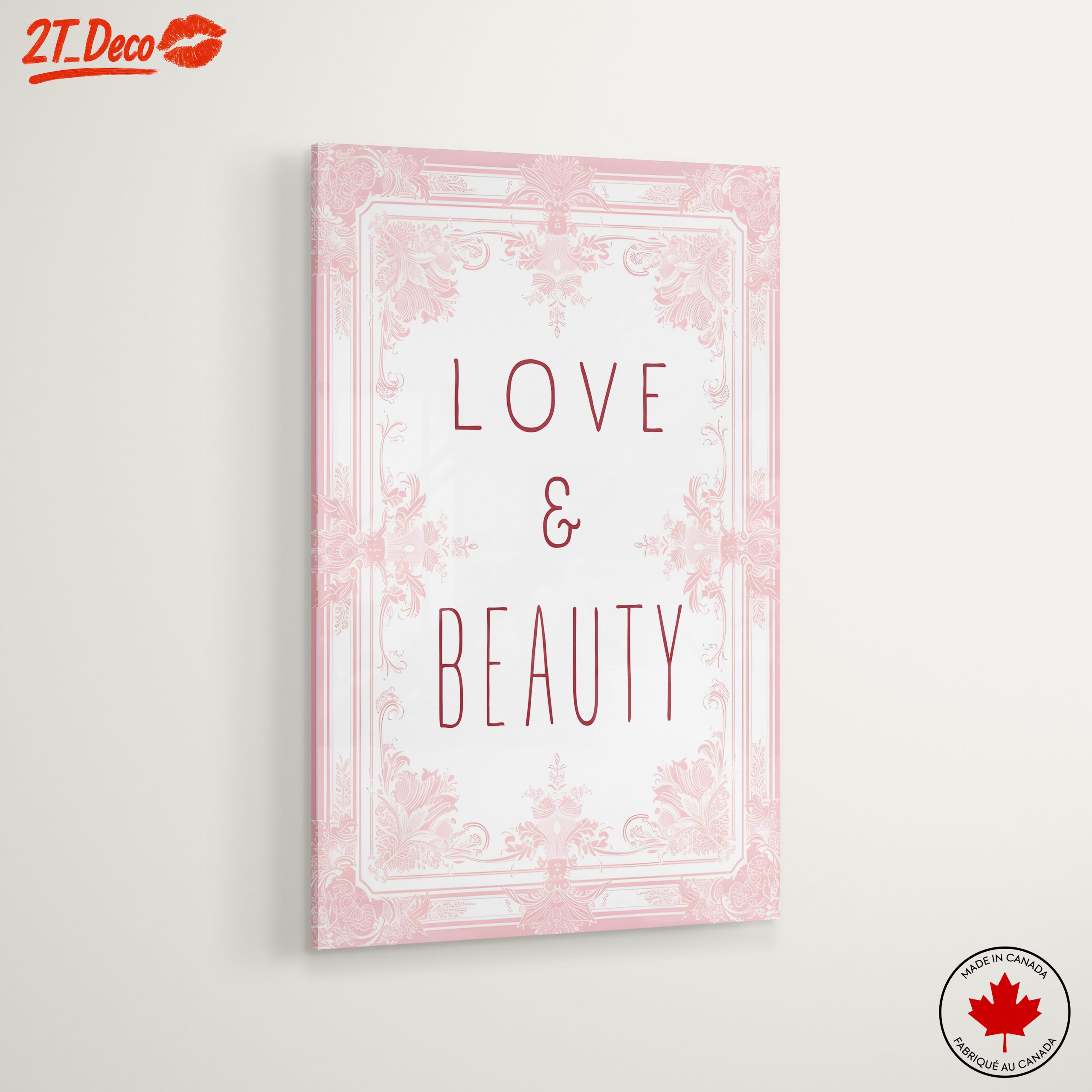 Inspirational Love and Beauty Quote Art - Image 6