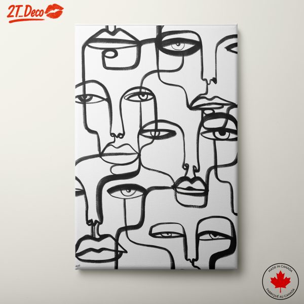 Abstract Contemporary Portrait Artwork