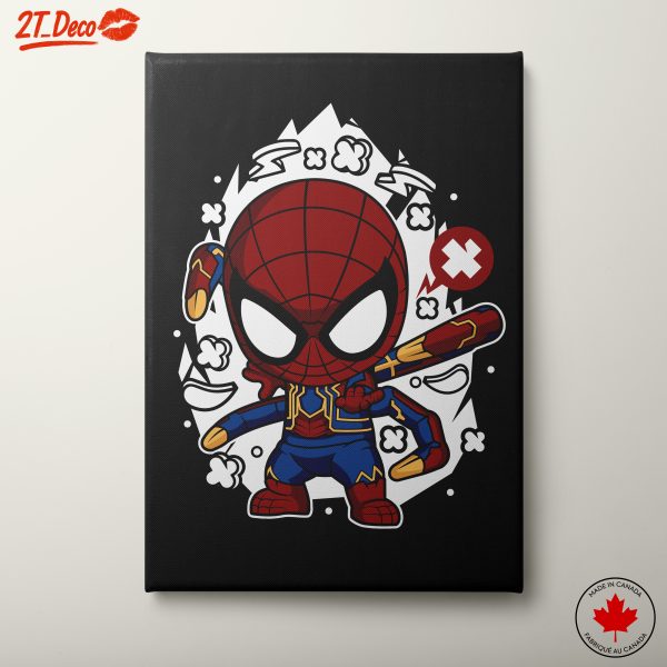 Stylized Animated Spider-Man Character Art
