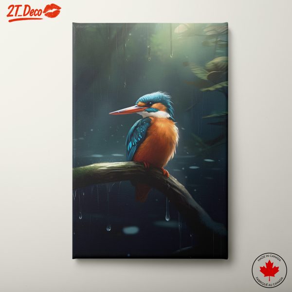 Vibrant Kingfisher Bird