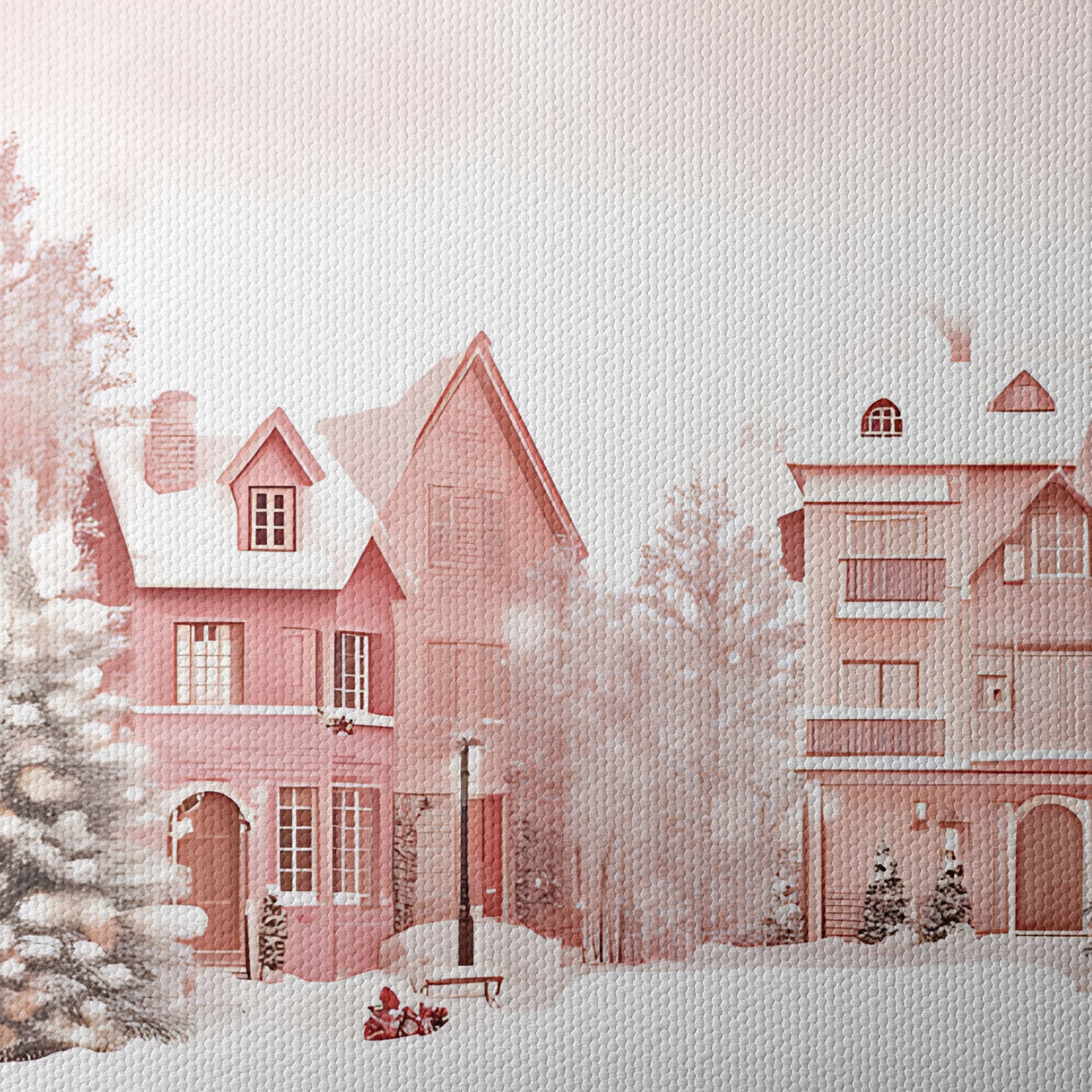 Charming Winter Village with Snowy Landscape - Image 4