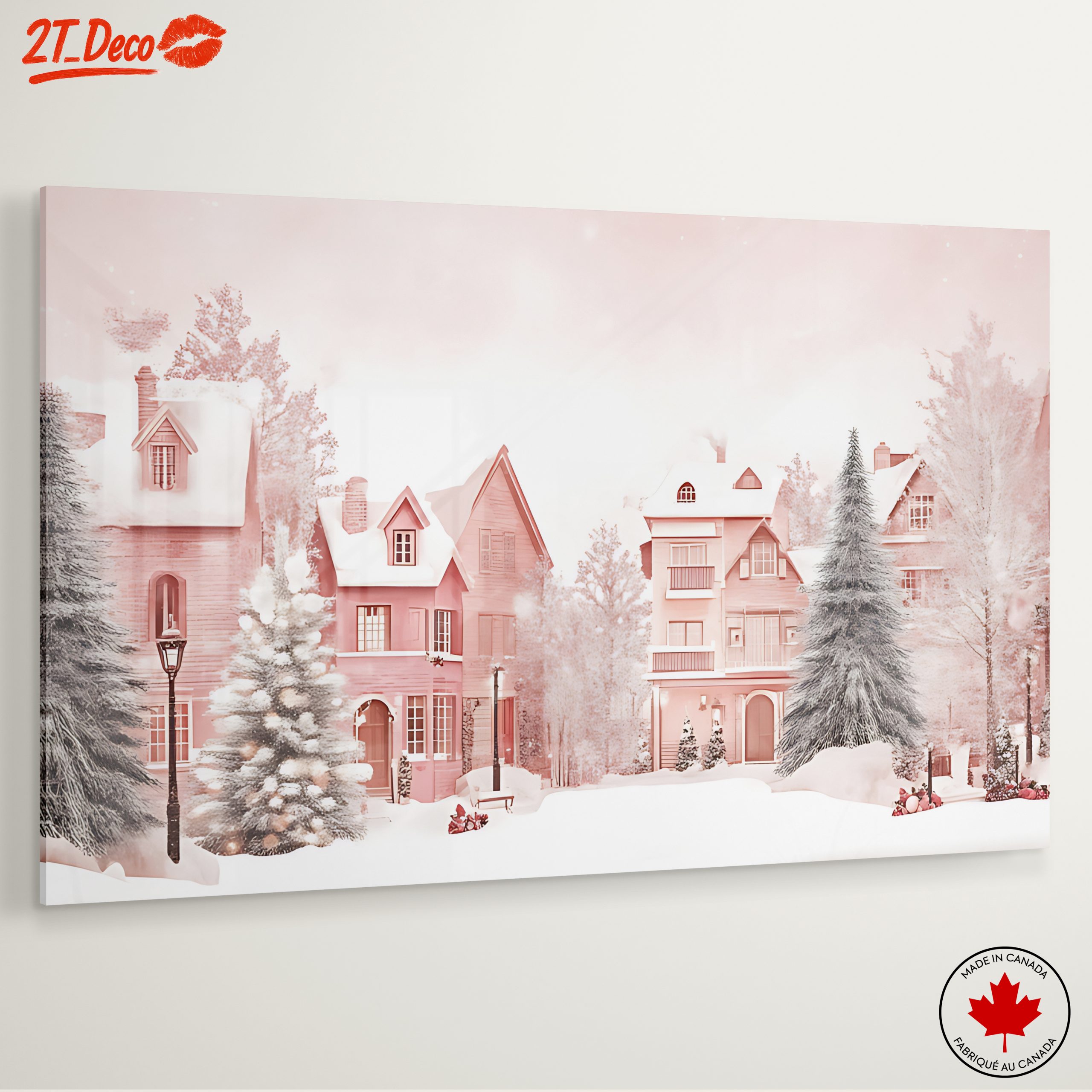Charming Winter Village with Snowy Landscape - Image 6