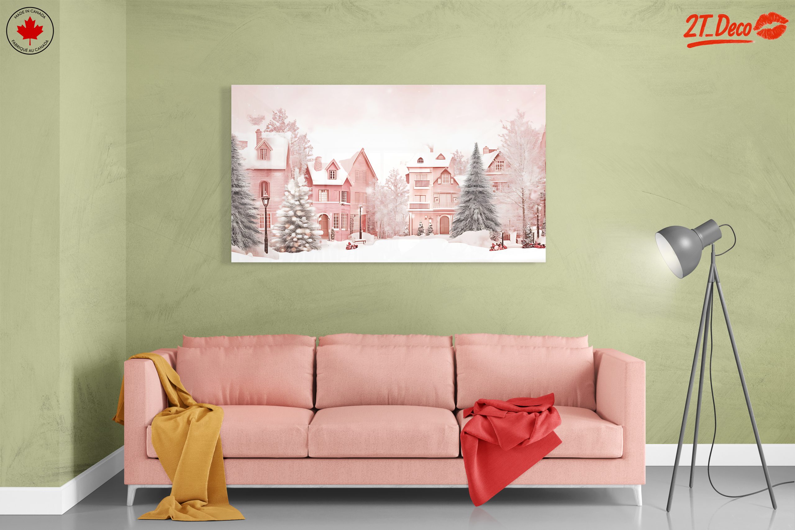 Charming Winter Village with Snowy Landscape - Image 7