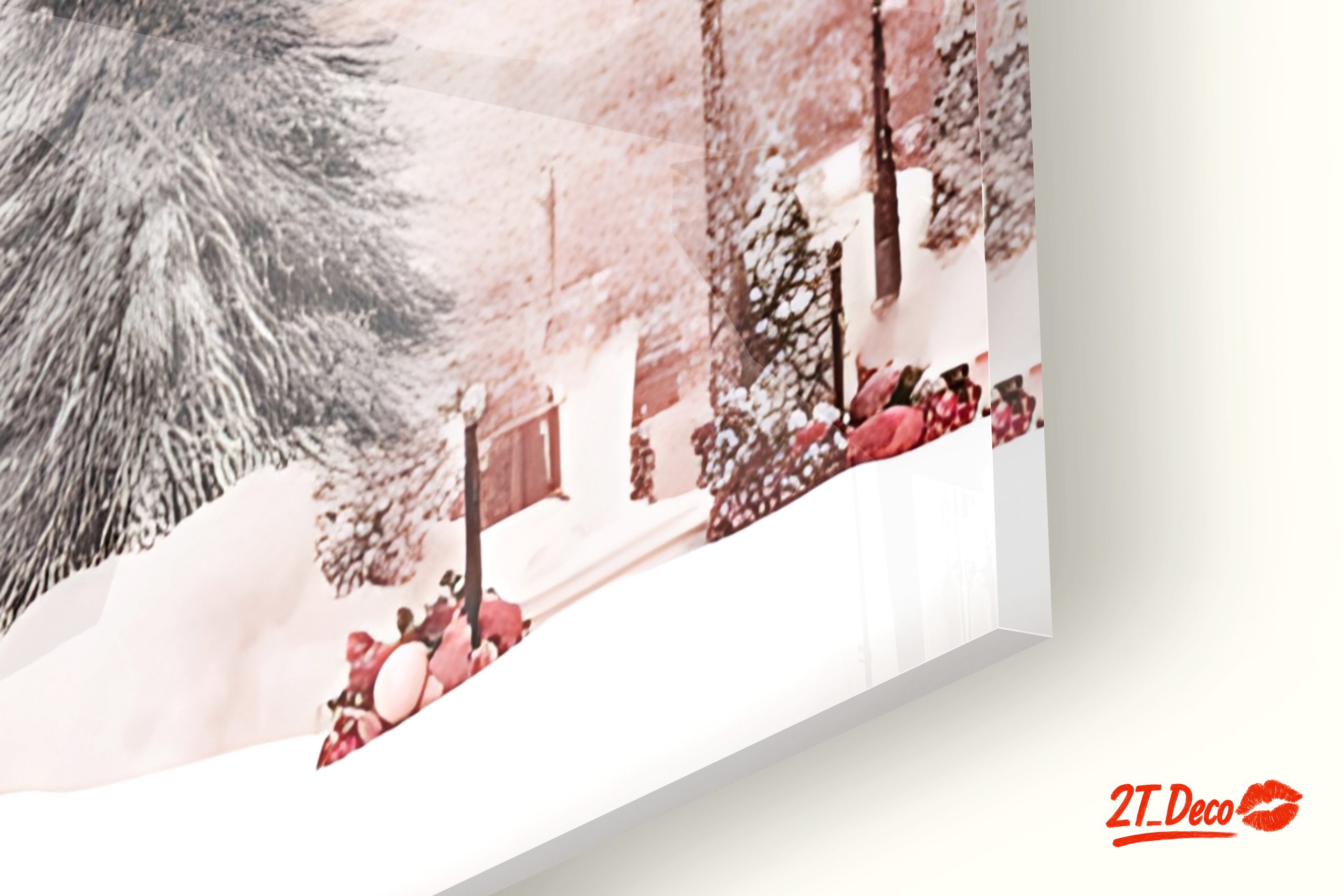 Charming Winter Village with Snowy Landscape - Image 9