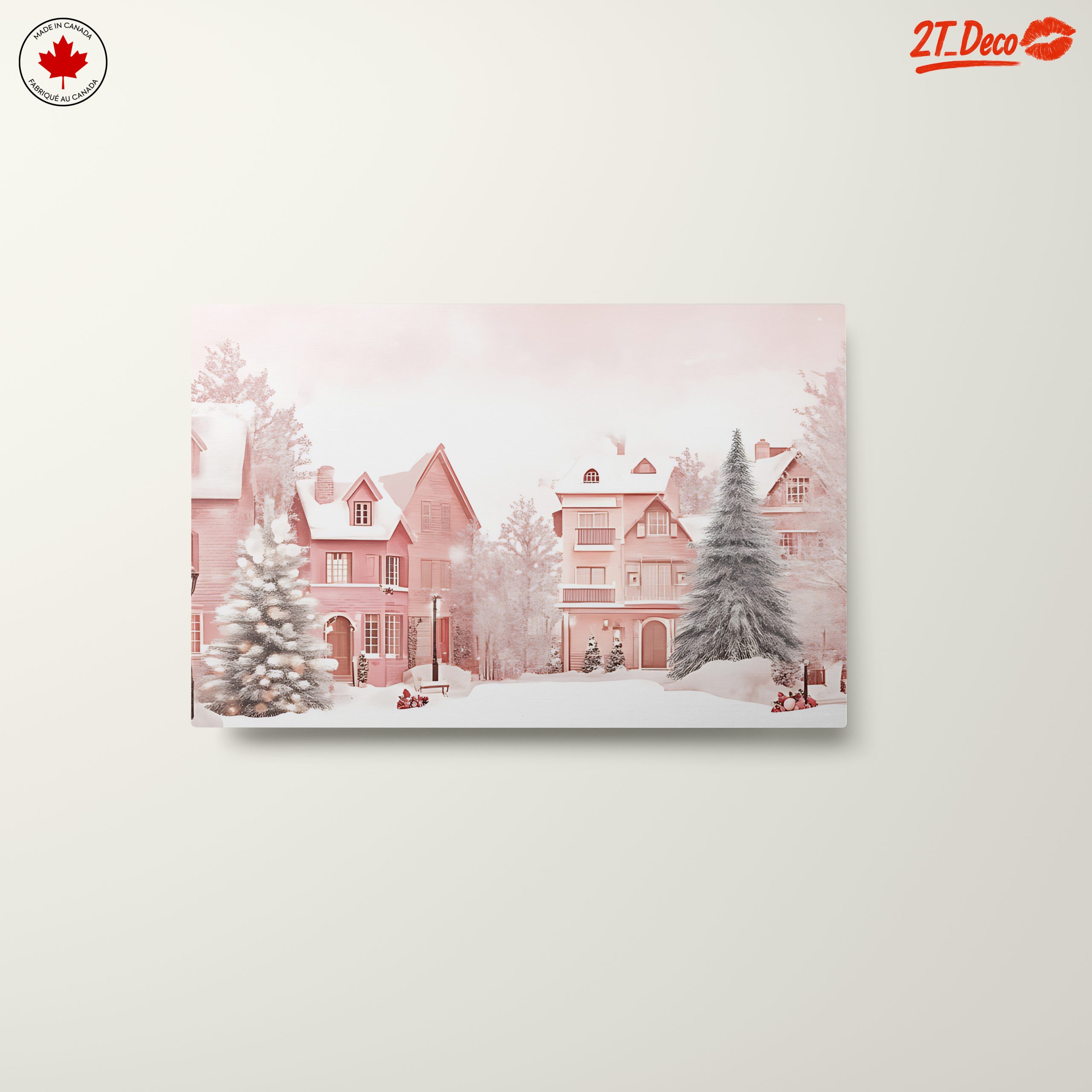 Charming Winter Village with Snowy Landscape - Image 10