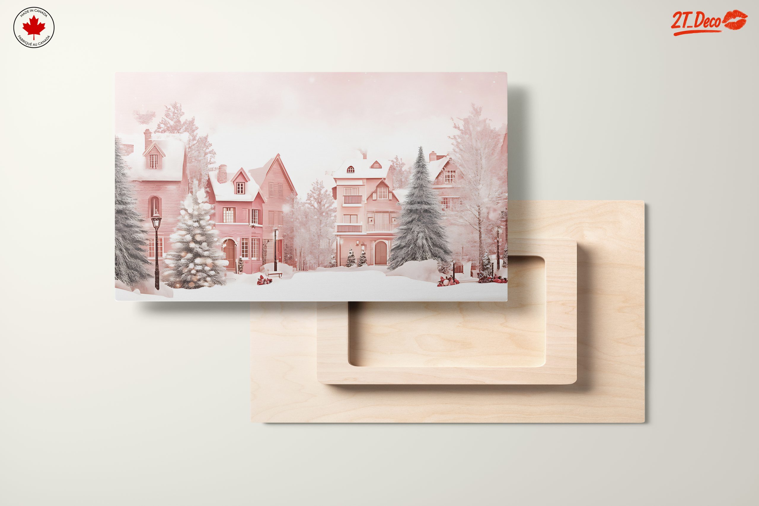 Charming Winter Village with Snowy Landscape - Image 11