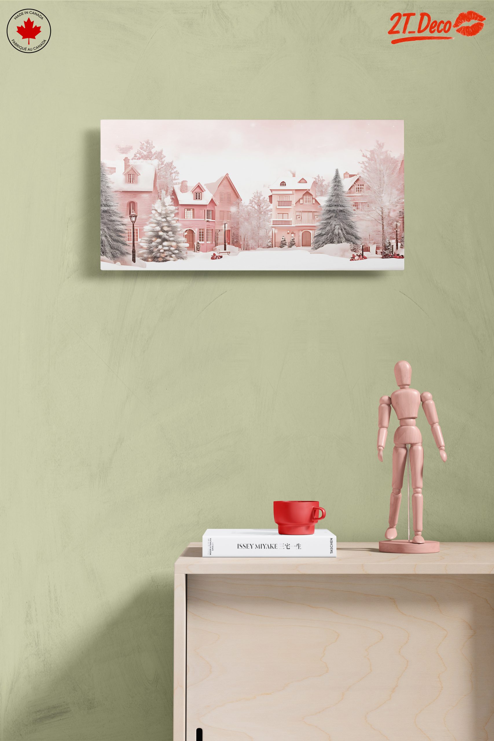 Charming Winter Village with Snowy Landscape - Image 14