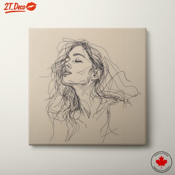 Stylized Contemporary Female Portrait