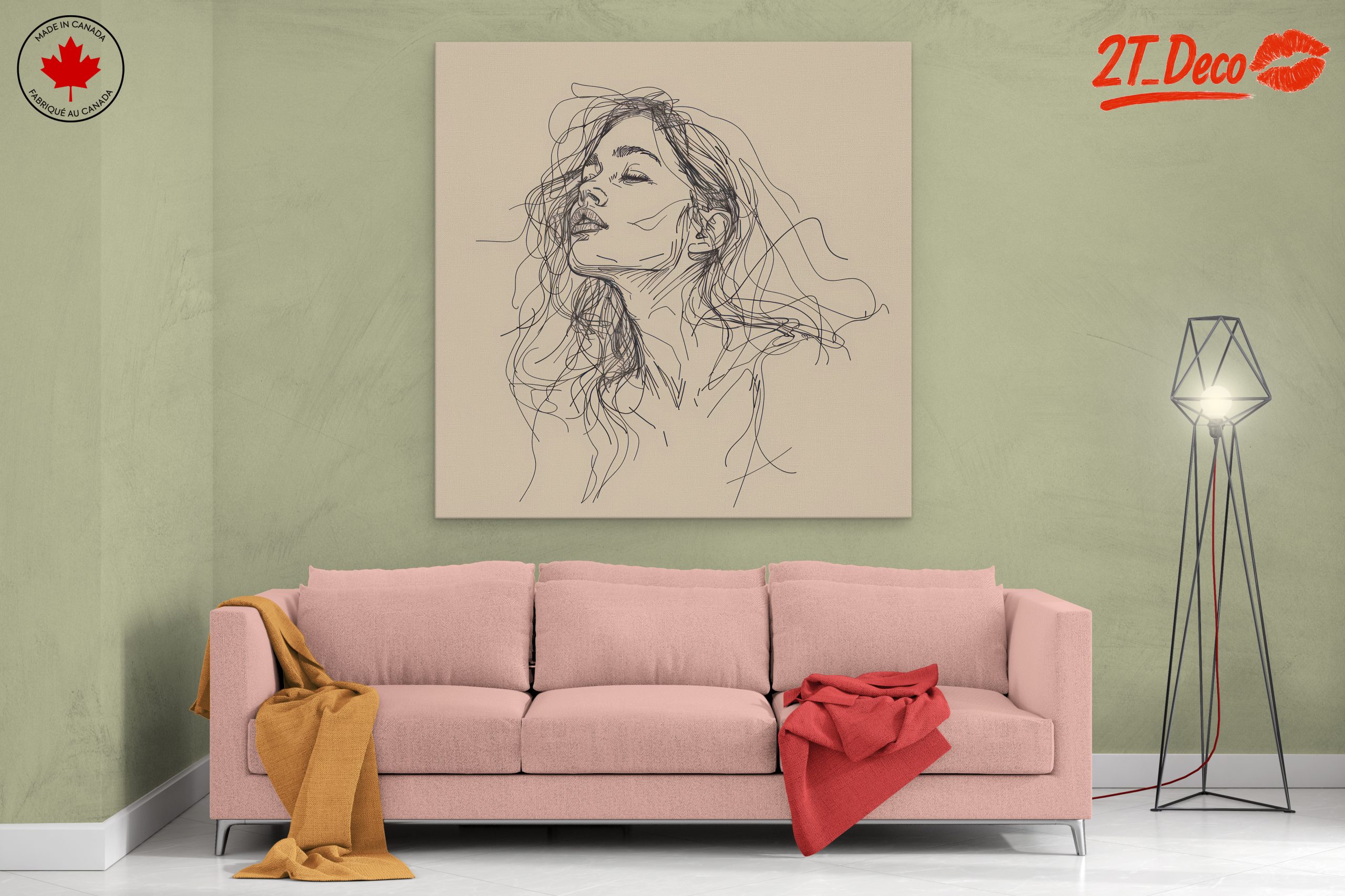 Stylized Contemporary Female Portrait - Image 2