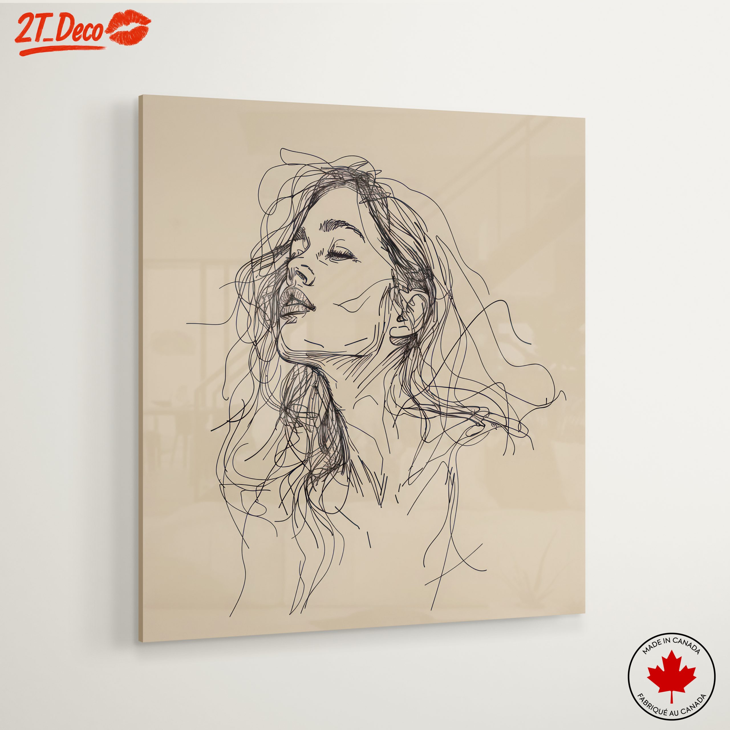 Stylized Contemporary Female Portrait - Image 6