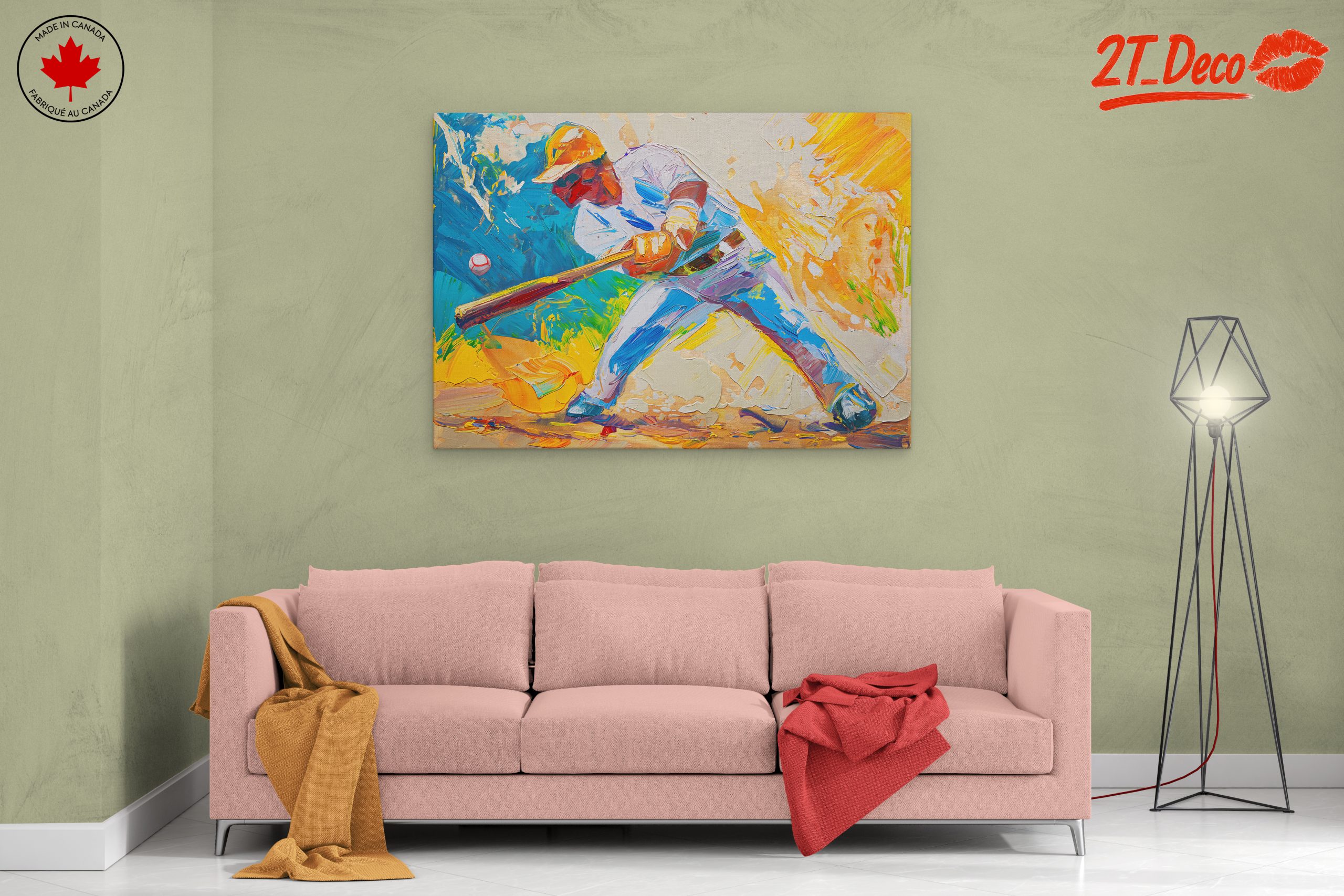Vibrant Sport Action Wall Art - Image 2