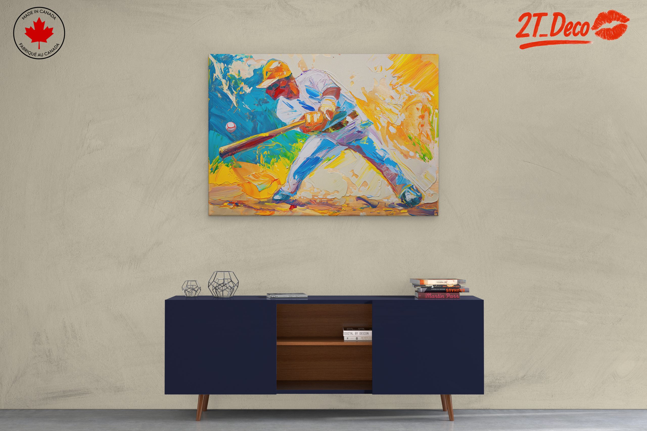 Vibrant Sport Action Wall Art - Image 3