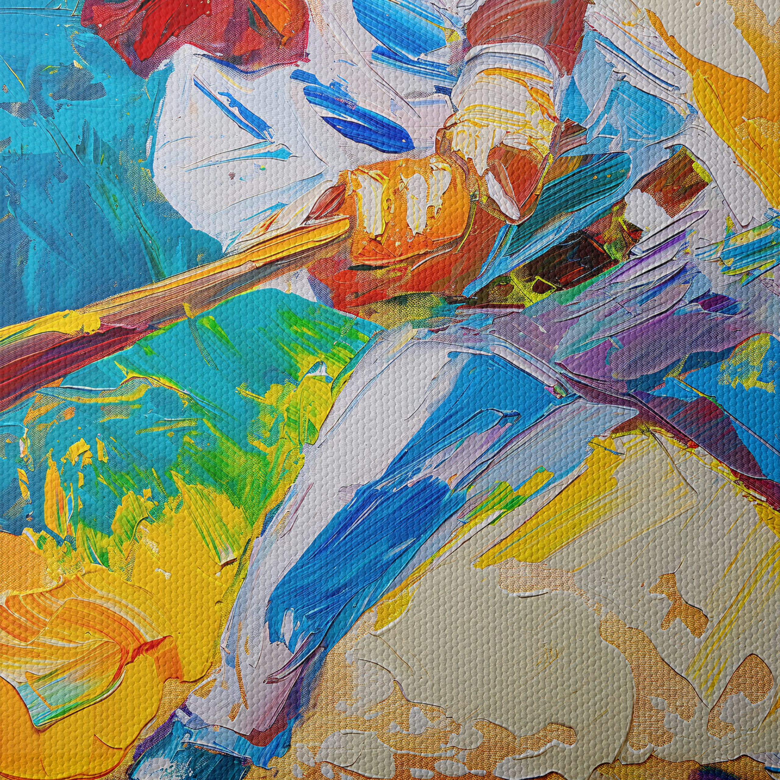 Vibrant Sport Action Wall Art - Image 4