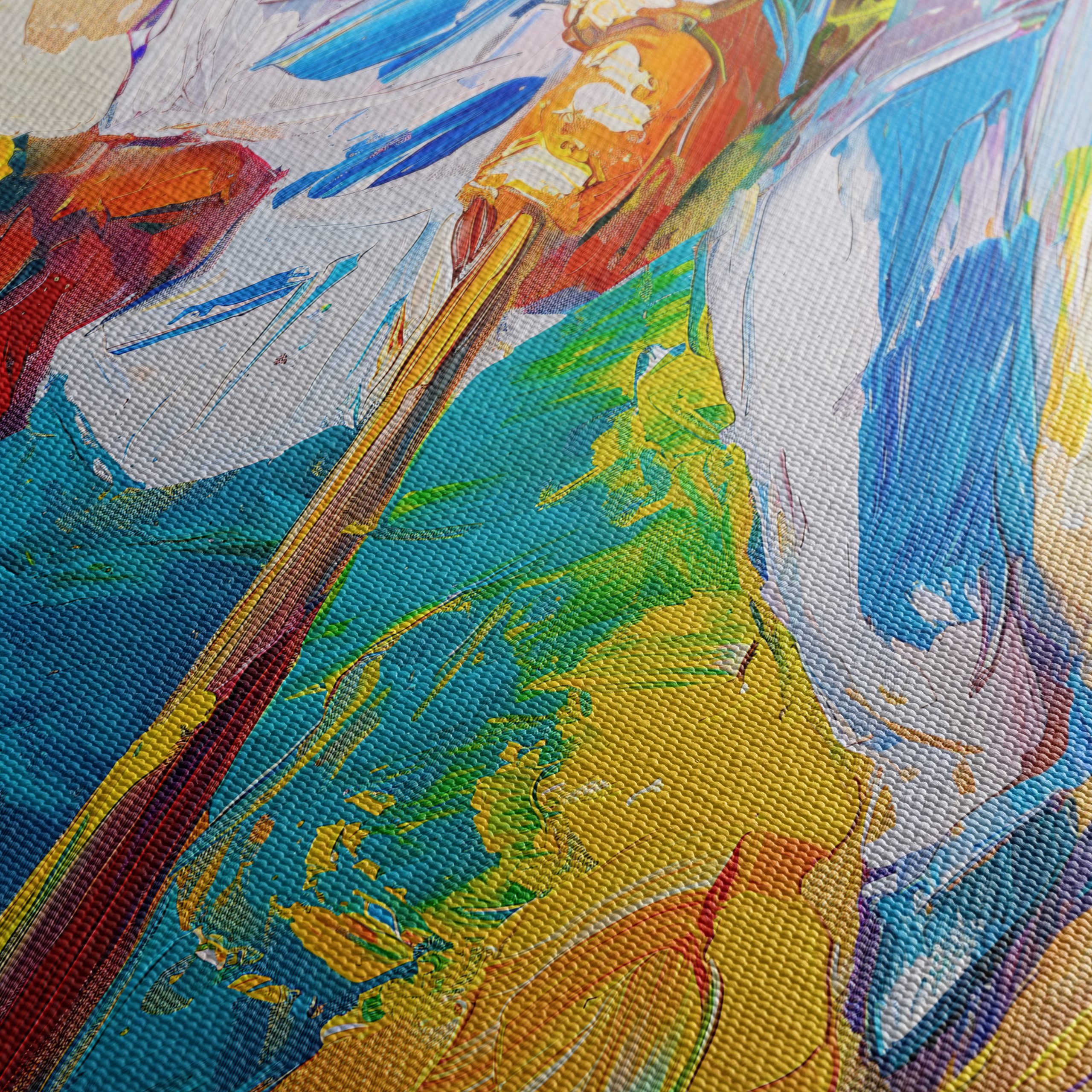 Vibrant Sport Action Wall Art - Image 5