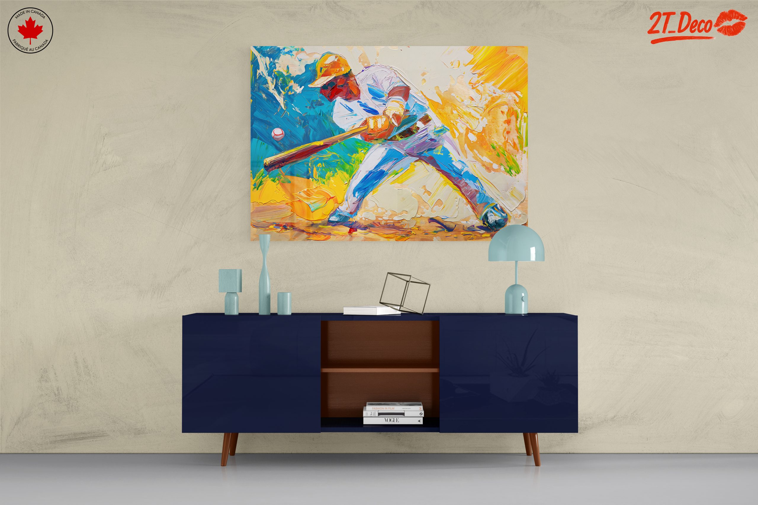 Vibrant Sport Action Wall Art - Image 8