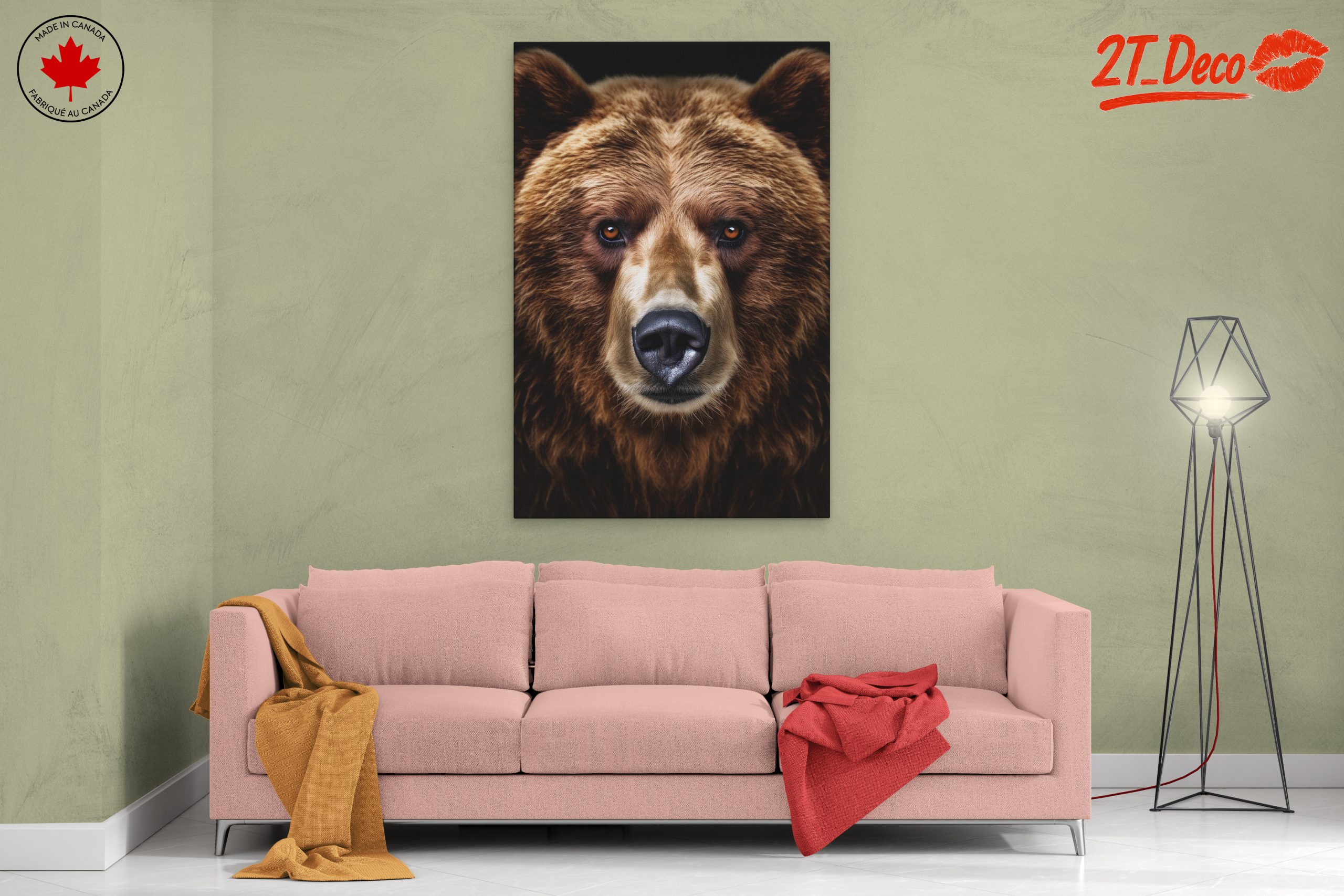 Stunning Bear Portrait Art - Image 2