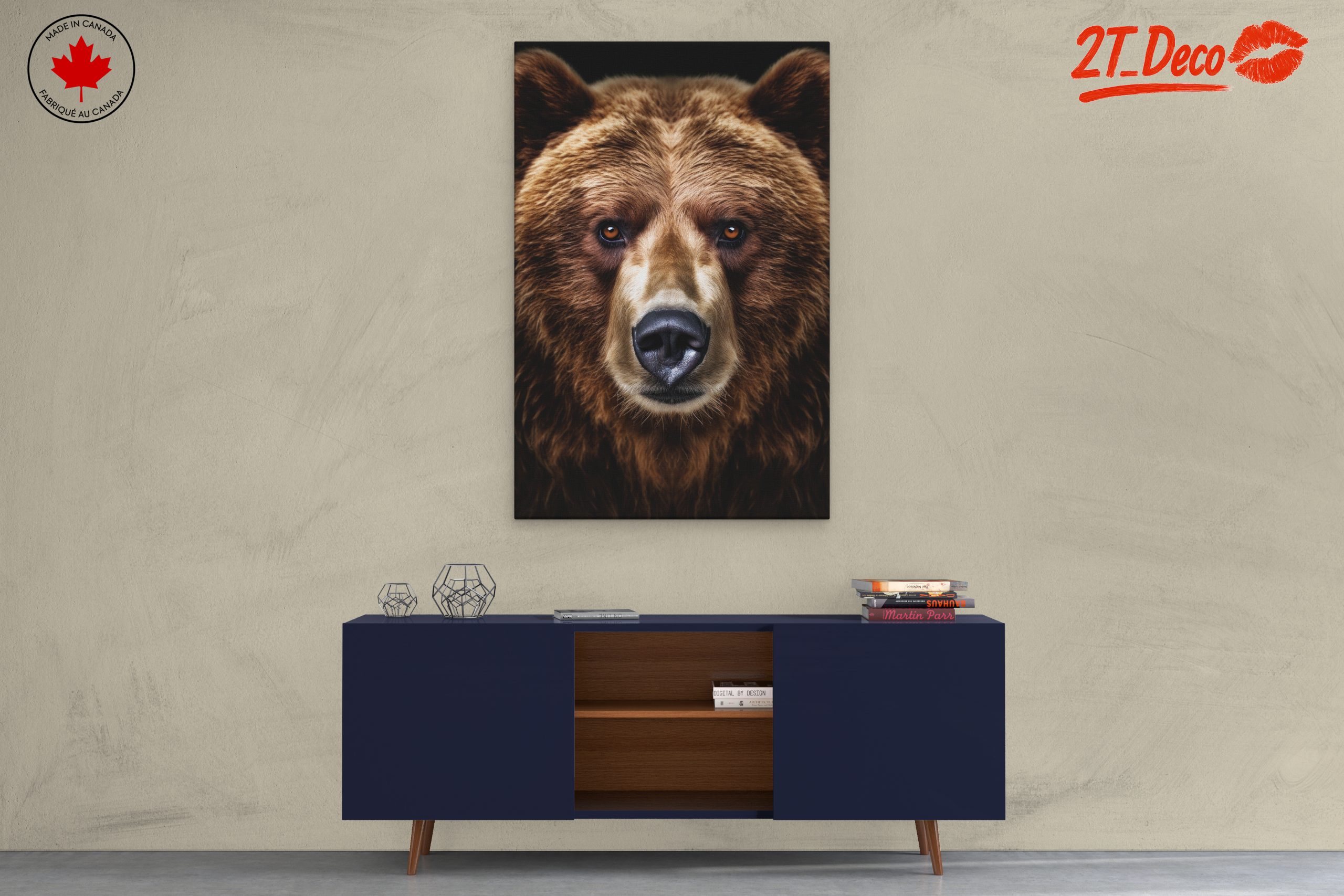 Stunning Bear Portrait Art - Image 3