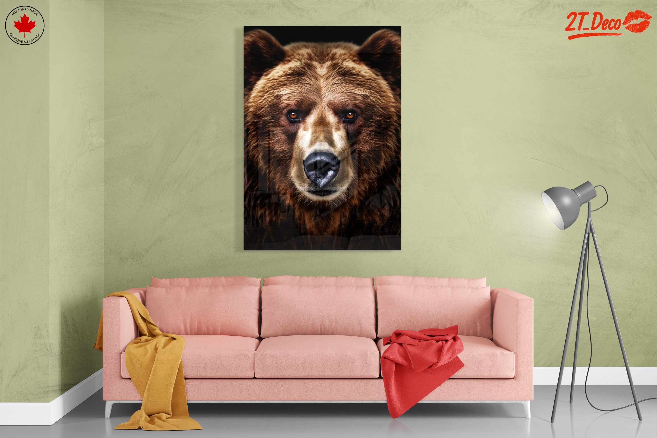 Stunning Bear Portrait Art - Image 7