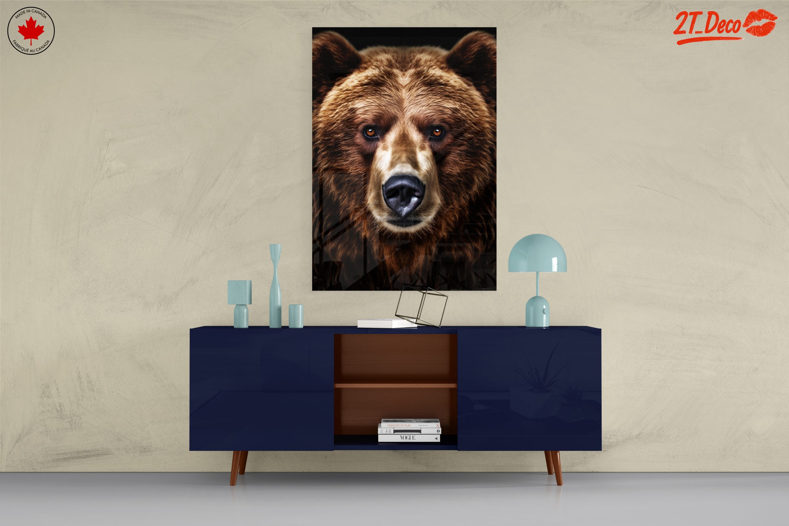 Stunning Bear Portrait Art - Image 8