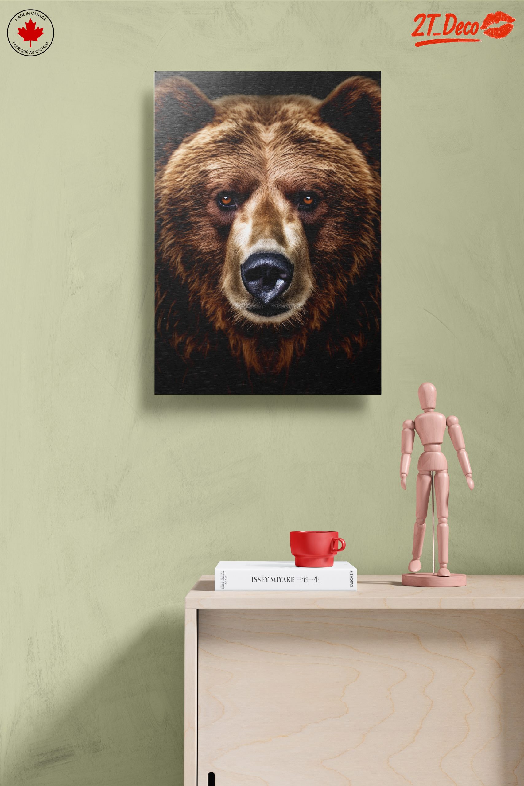 Stunning Bear Portrait Art - Image 14