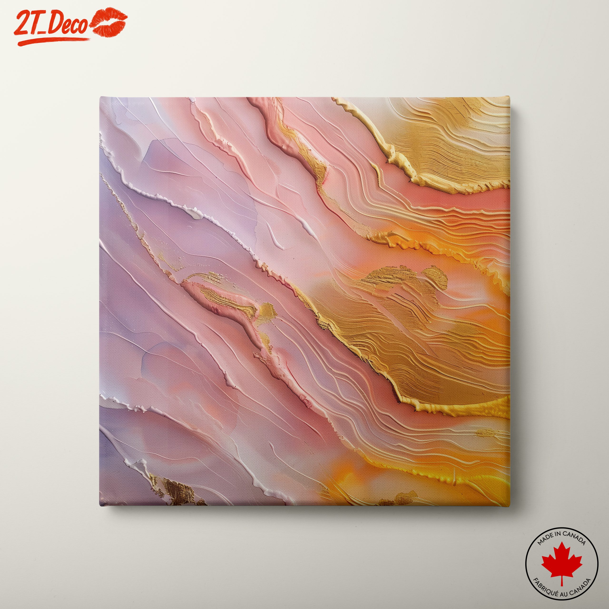 Fluid Abstract Art in Soft Hues