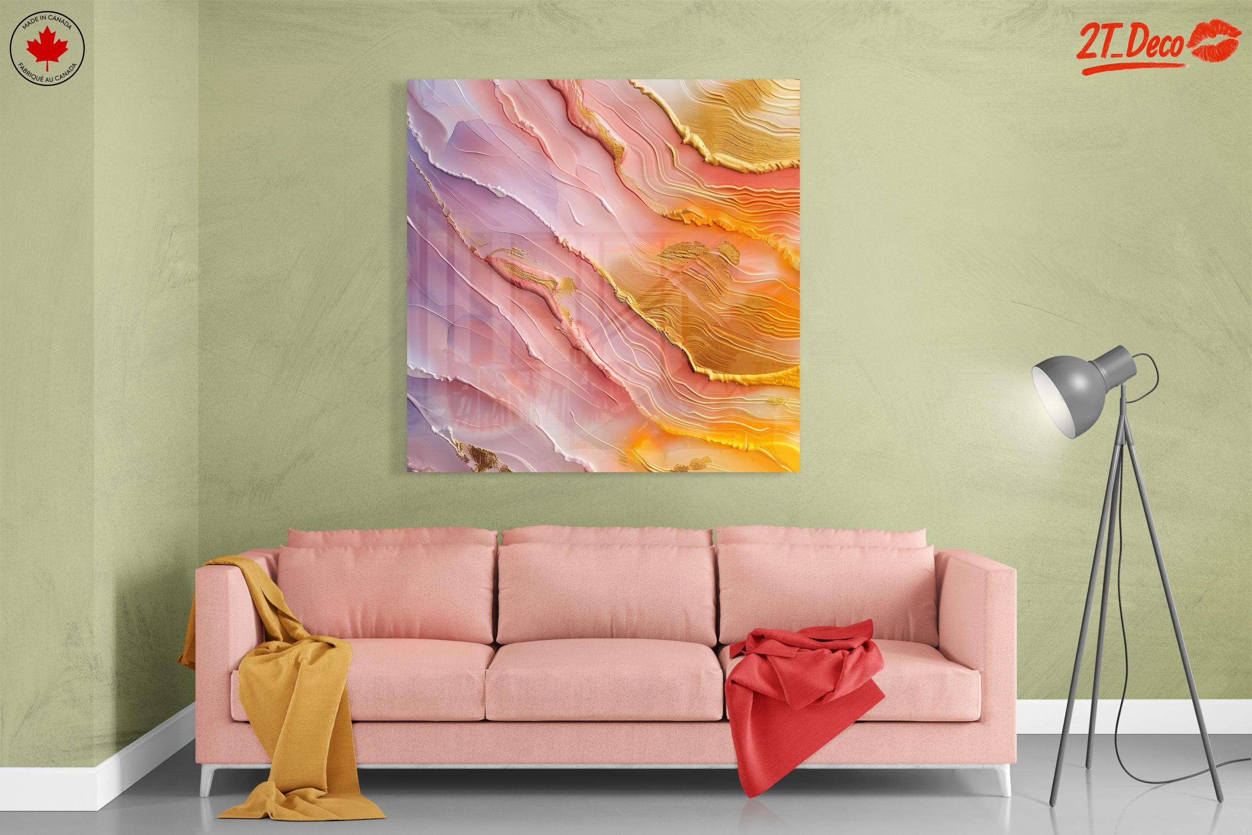 Fluid Abstract Art in Soft Hues - Image 7