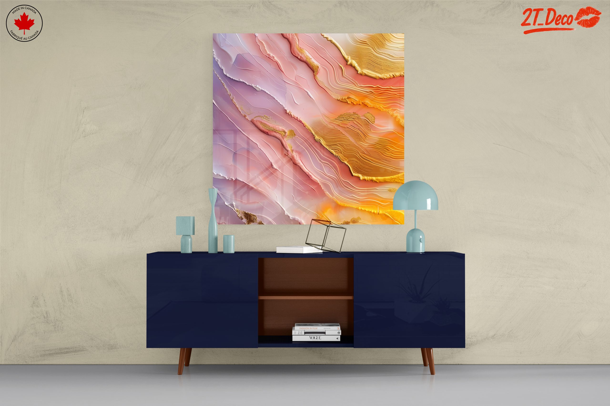 Fluid Abstract Art in Soft Hues - Image 8