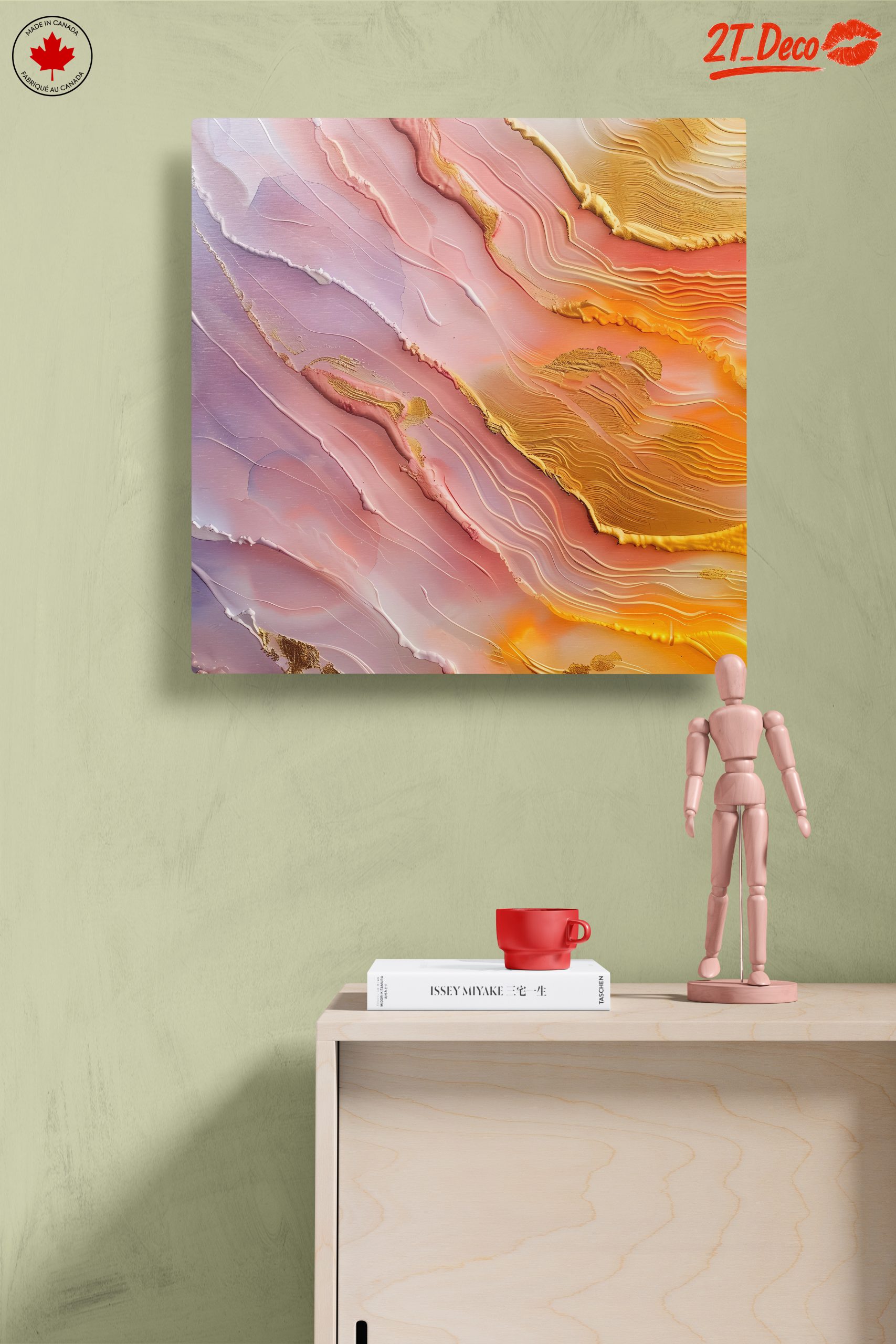 Fluid Abstract Art in Soft Hues - Image 14