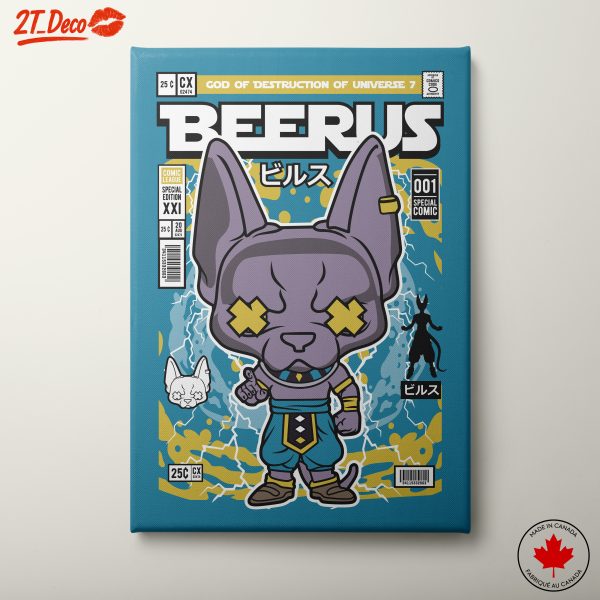 Beerus Character Art from Dragon Ball