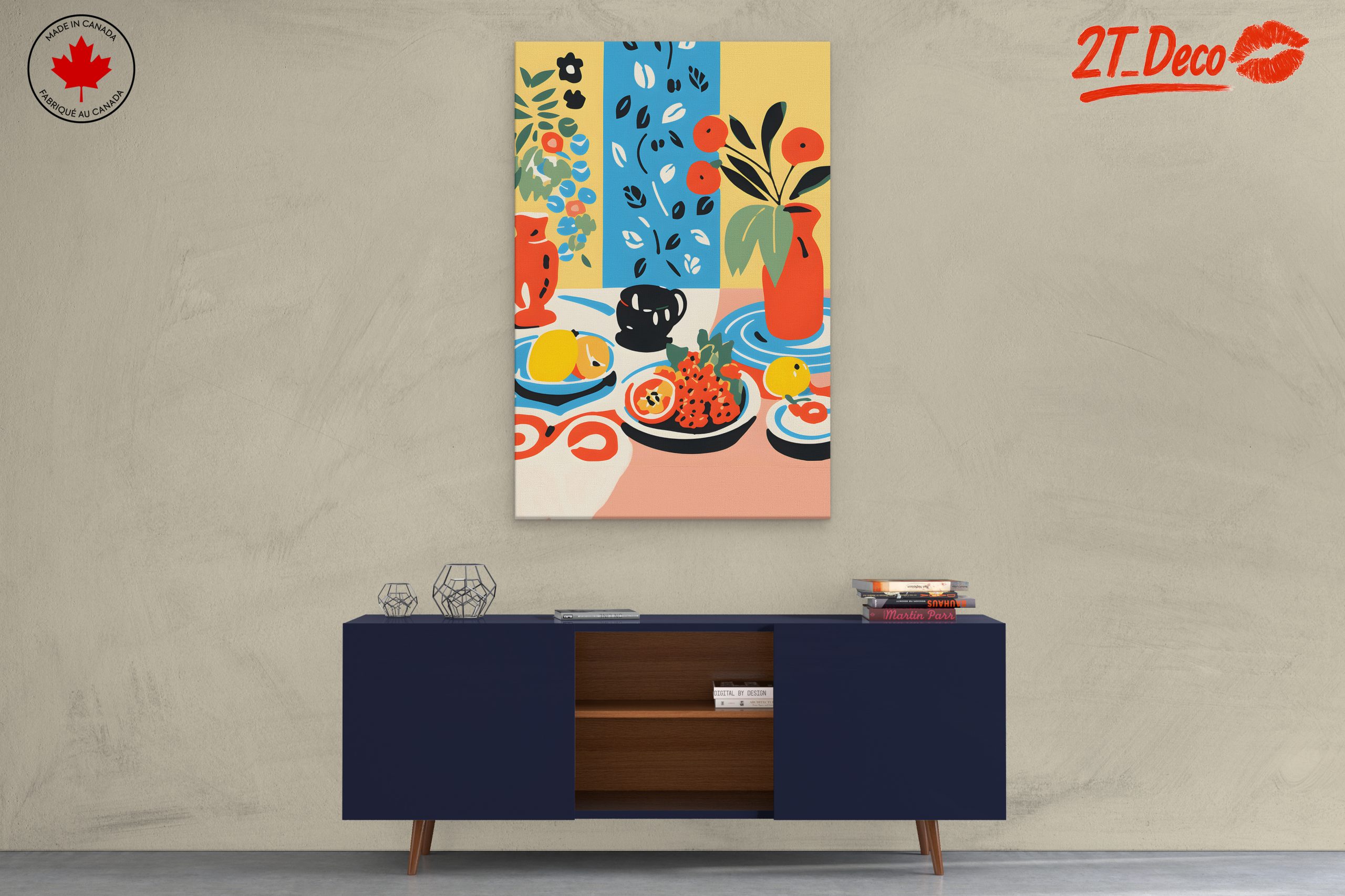 Vibrant Abstract Food Still Life - Image 3