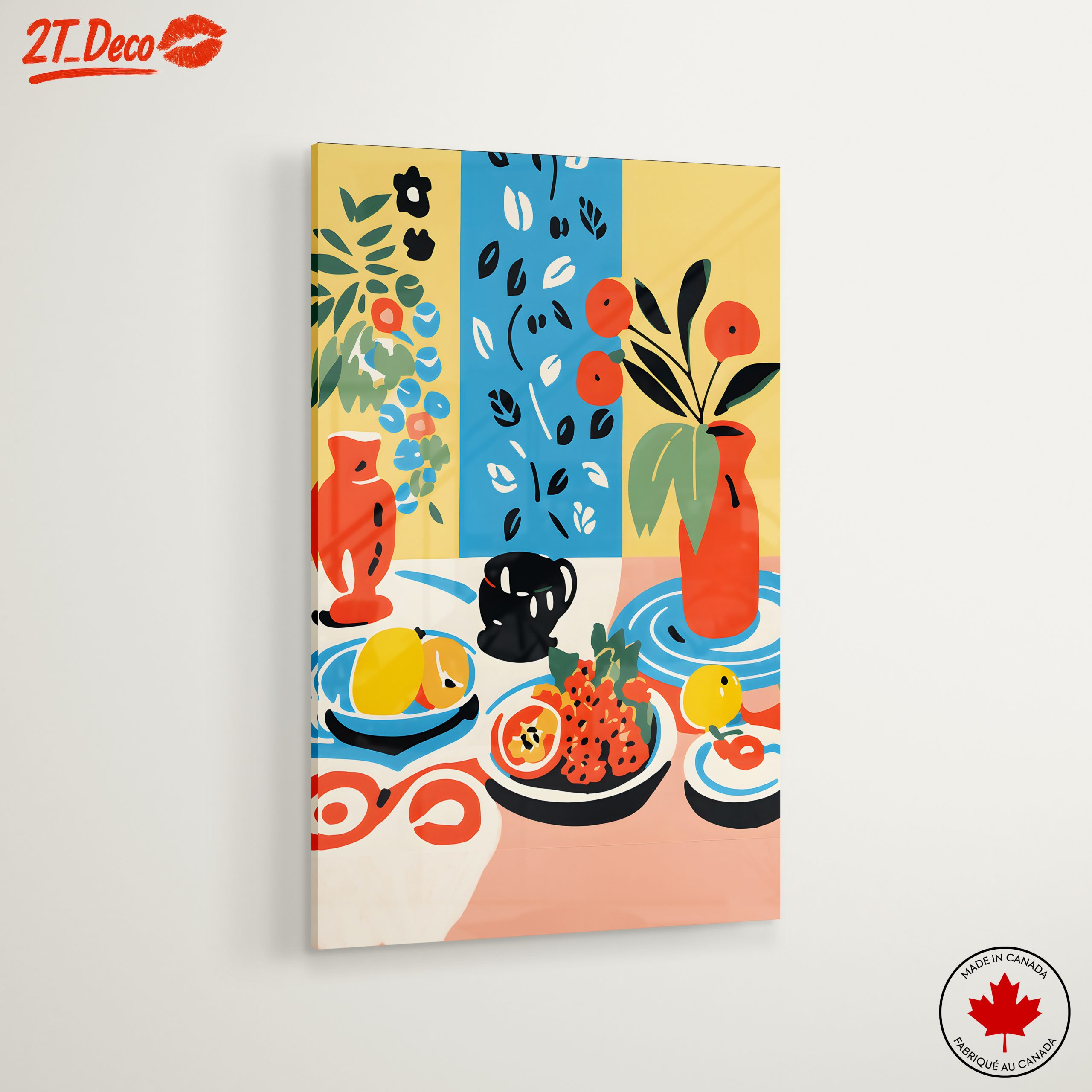 Vibrant Abstract Food Still Life - Image 6